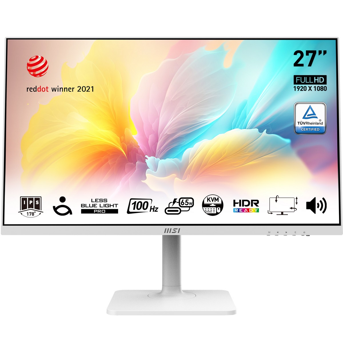 MSI 27" Modern MD272XPW 1920x1080 IPS 100Hz 1ms Business Productivity Monitor
