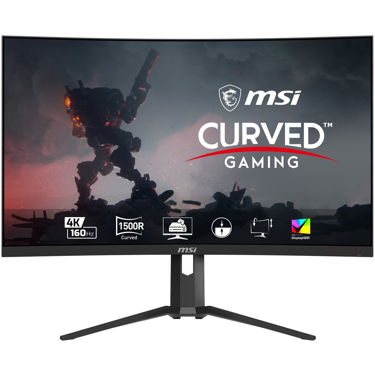 MSI 32" MAG 321CUP 3840x2160 VA 160Hz 1ms A-Sync HDMI 2.1 Curved Gaming Monitor