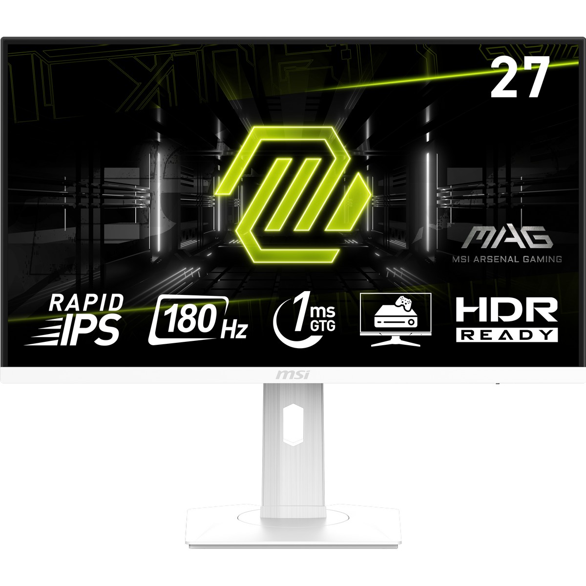 MSI - MSI 27" MAG 274PFW 1920x1080 Rapid IPS 180Hz 1ms A-Sync Widescreen Gaming Monitor