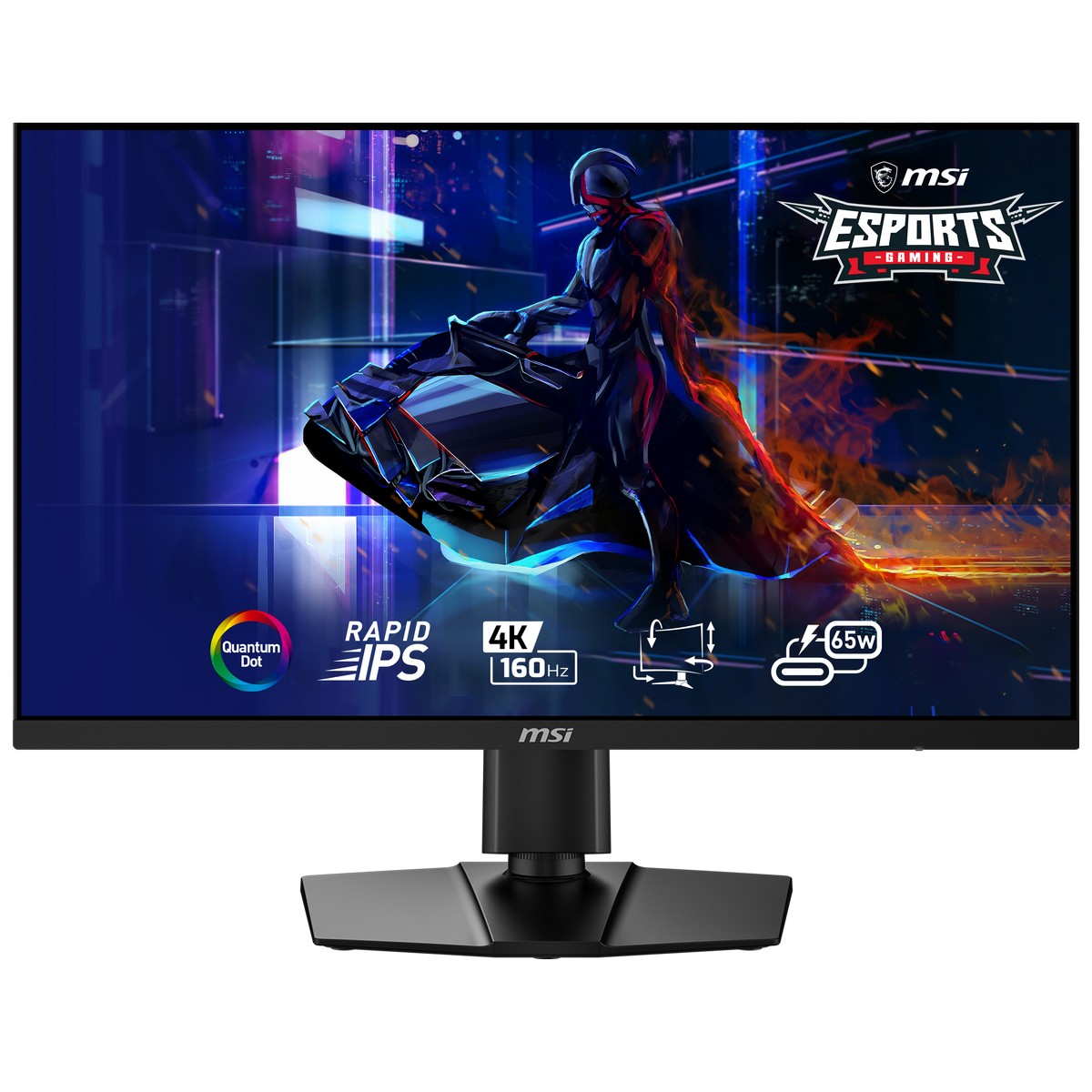 MSI 27" MPG 274URF QD 3840x2160 Rapid IPS 160Hz 0.5ms FreeSync HDR 400 Gaming Monitor