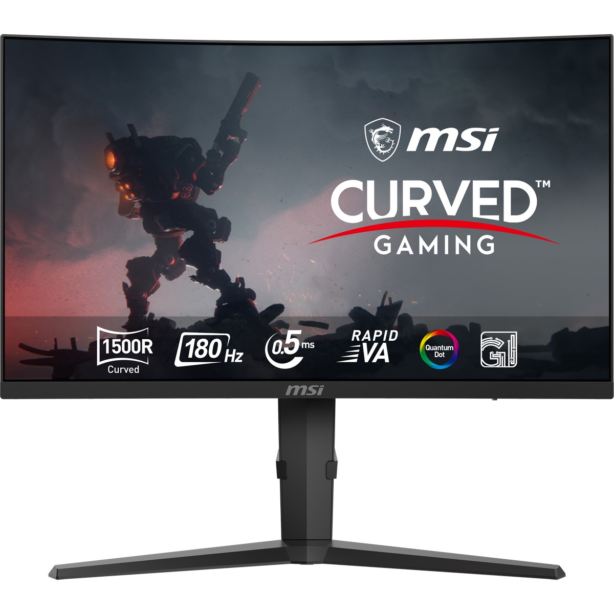 MSI 27" MAG 275CQRF QD E2 2560x1440 Rapid VA 180Hz 1ms FreeSync Widescreen Gaming Monitor