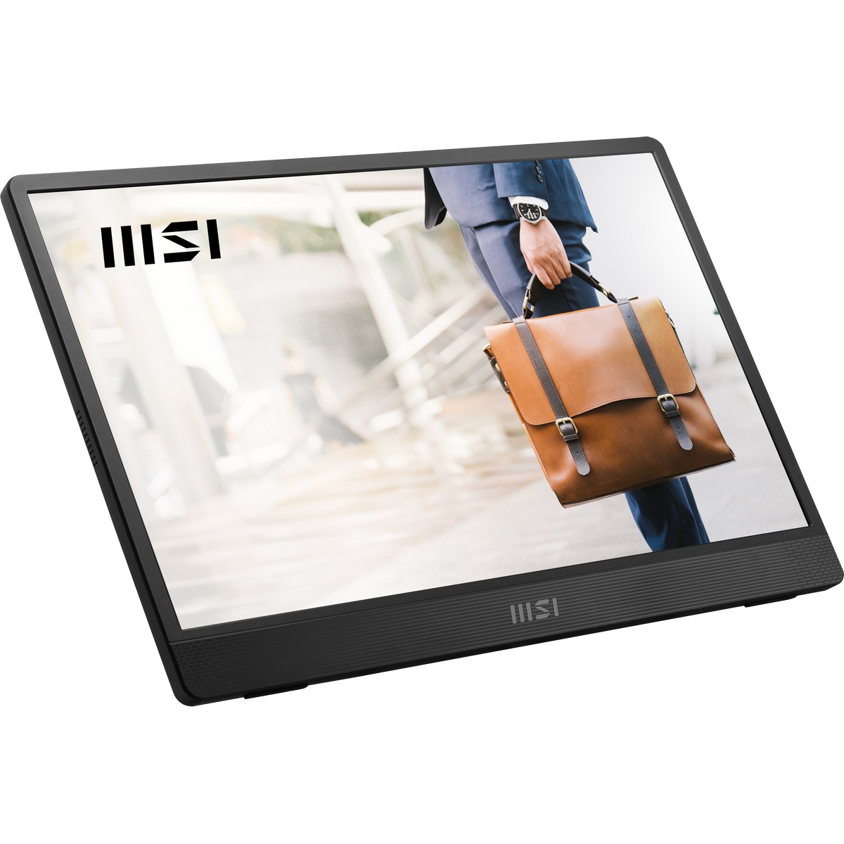 MSI - MSI 16" PRO MP161 E2U 1920x1080 IPS 60Hz USB-C Portable Monitor