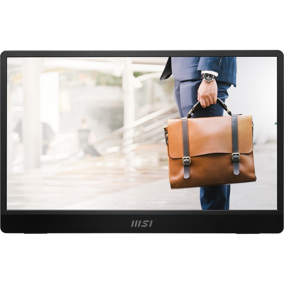 MSI - MSI 16" PRO MP161 E2U 1920x1080 IPS 60Hz USB-C Portable Monitor