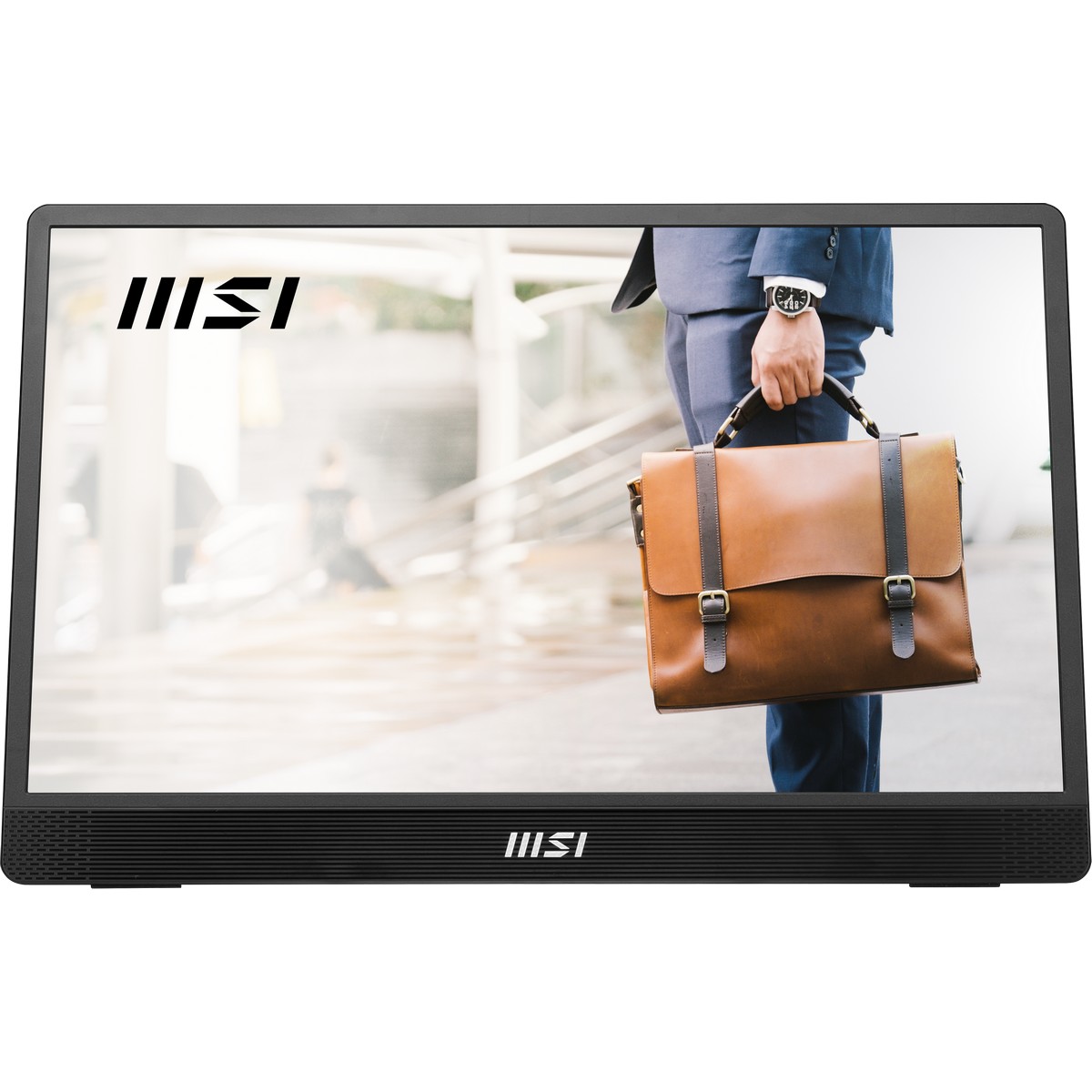 MSI - MSI 16" PRO MP161 E2U 1920x1080 IPS 60Hz USB-C Portable Monitor