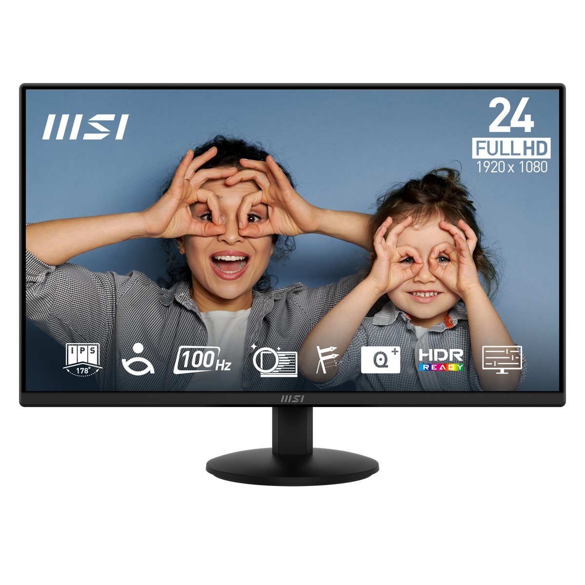 MSI - MSI 24" PRO MP242L 1920x1080 IPS 100Hz 1ms Monitor - Black