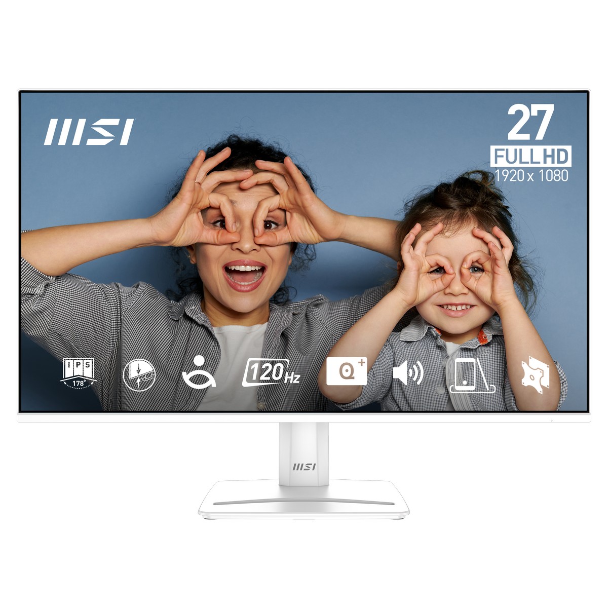 MSI - MSI 27" PRO MP275W E2 1920x1080 IPS 120Hz Flat Monitor - White