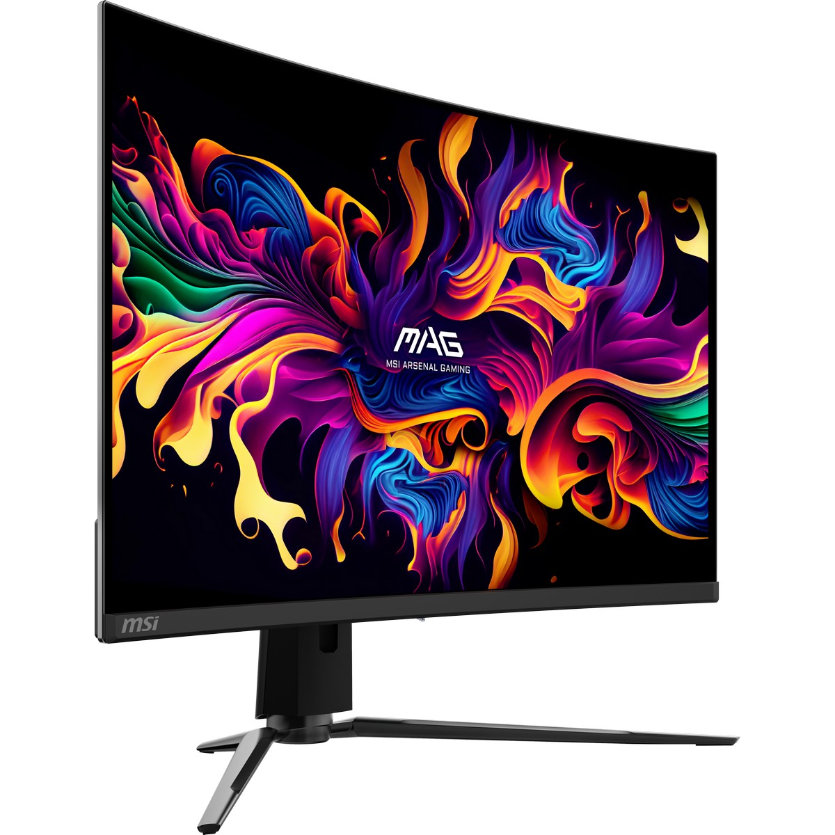 MSI - MSI 32" MAG 321CUP QD-OLED 3840x2160 QD-OLED 165Hz 0.03ms HDR True Black 400 A-Sync Curved Widescreen Gaming Monitor