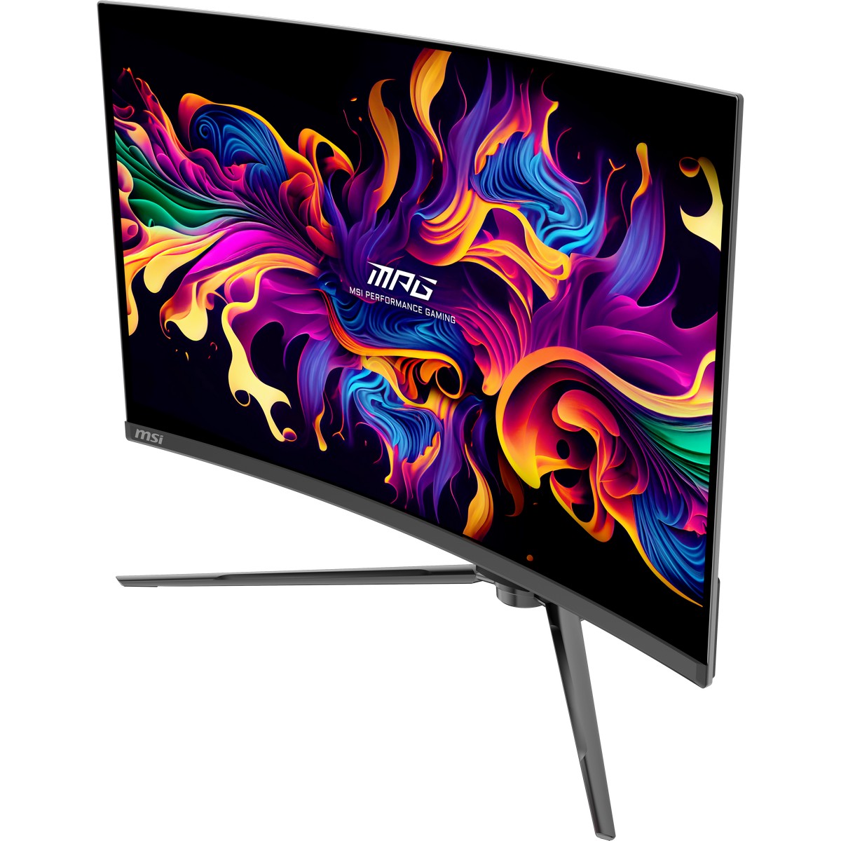 MSI - MSI 32" MPG 321CURX QD-OLED 3840x2160 QD-OLED 240Hz 0.03ms True Black 400 A-Sync Curved Widescreen Gaming Monitor