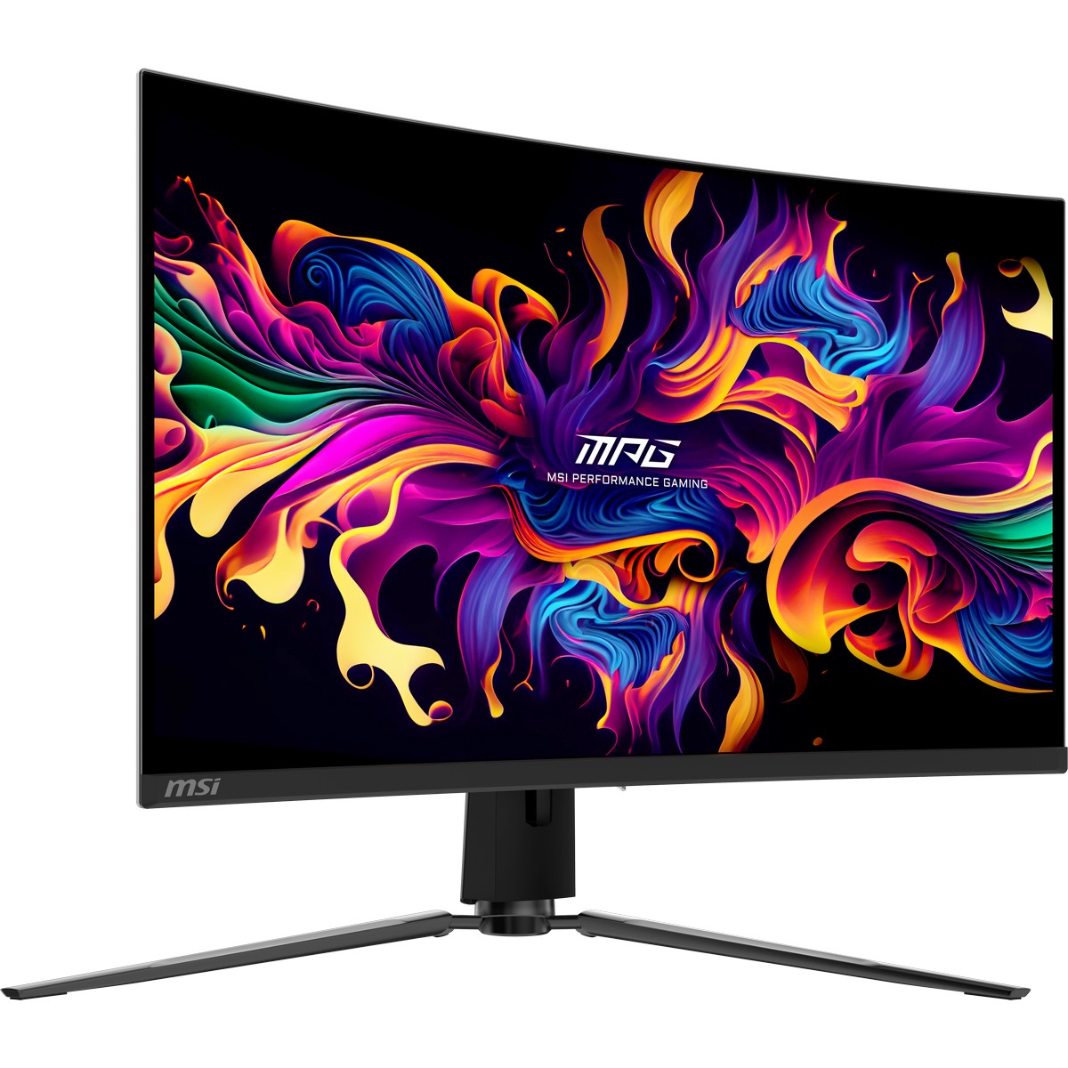 MSI - MSI 32" MPG 321CURX QD-OLED 3840x2160 QD-OLED 240Hz 0.03ms True Black 400 A-Sync Curved Widescreen Gaming Monitor