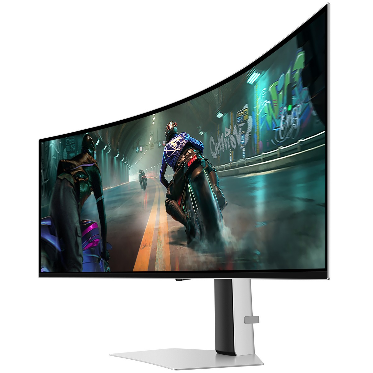 Samsung - Samsung Odyssey OLED G9 LS49DG912SUXXU 49" Curved DQHD Gaming Monitor