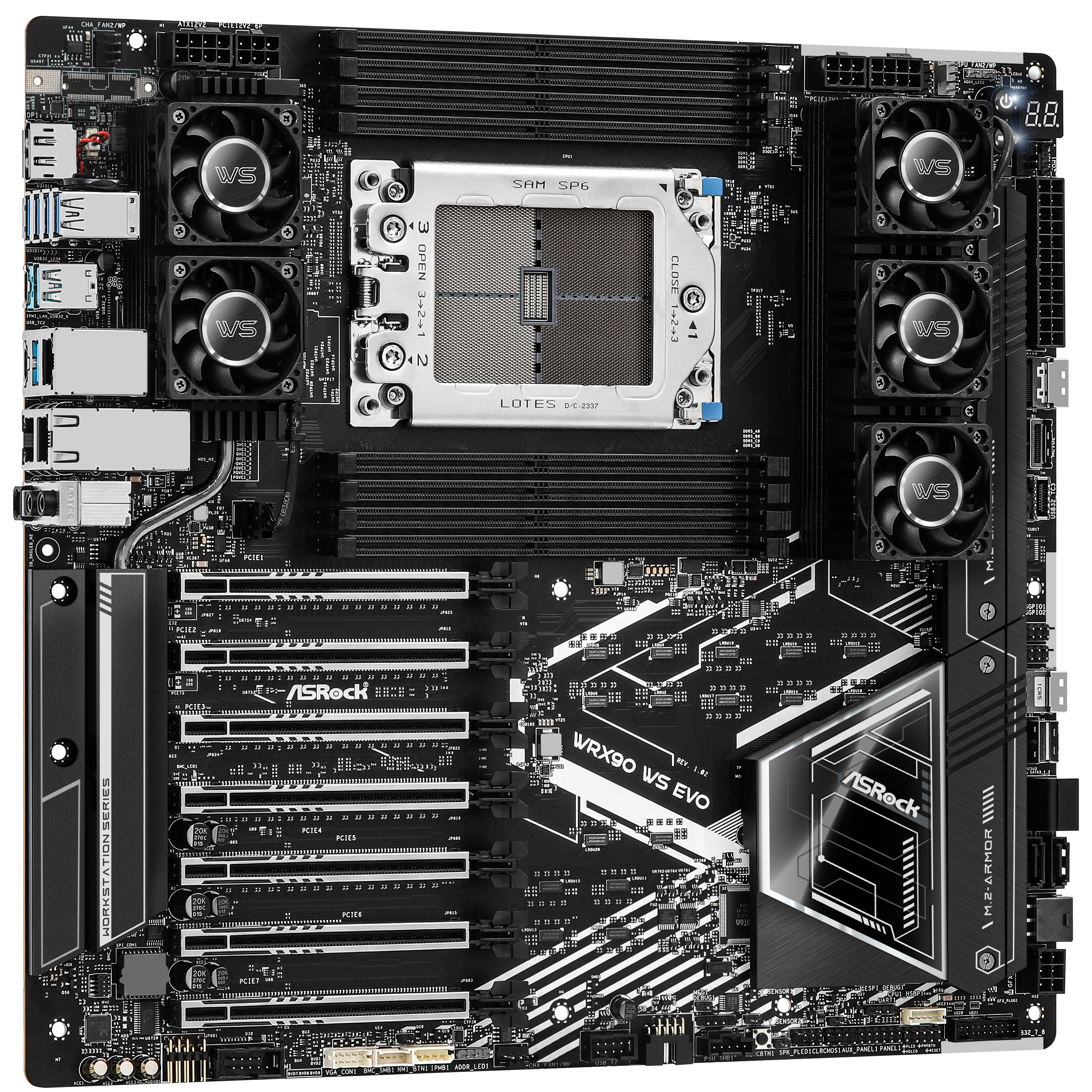 ASRock - Asrock WRX90 WS EVO (sTR5) EEB Motherboard