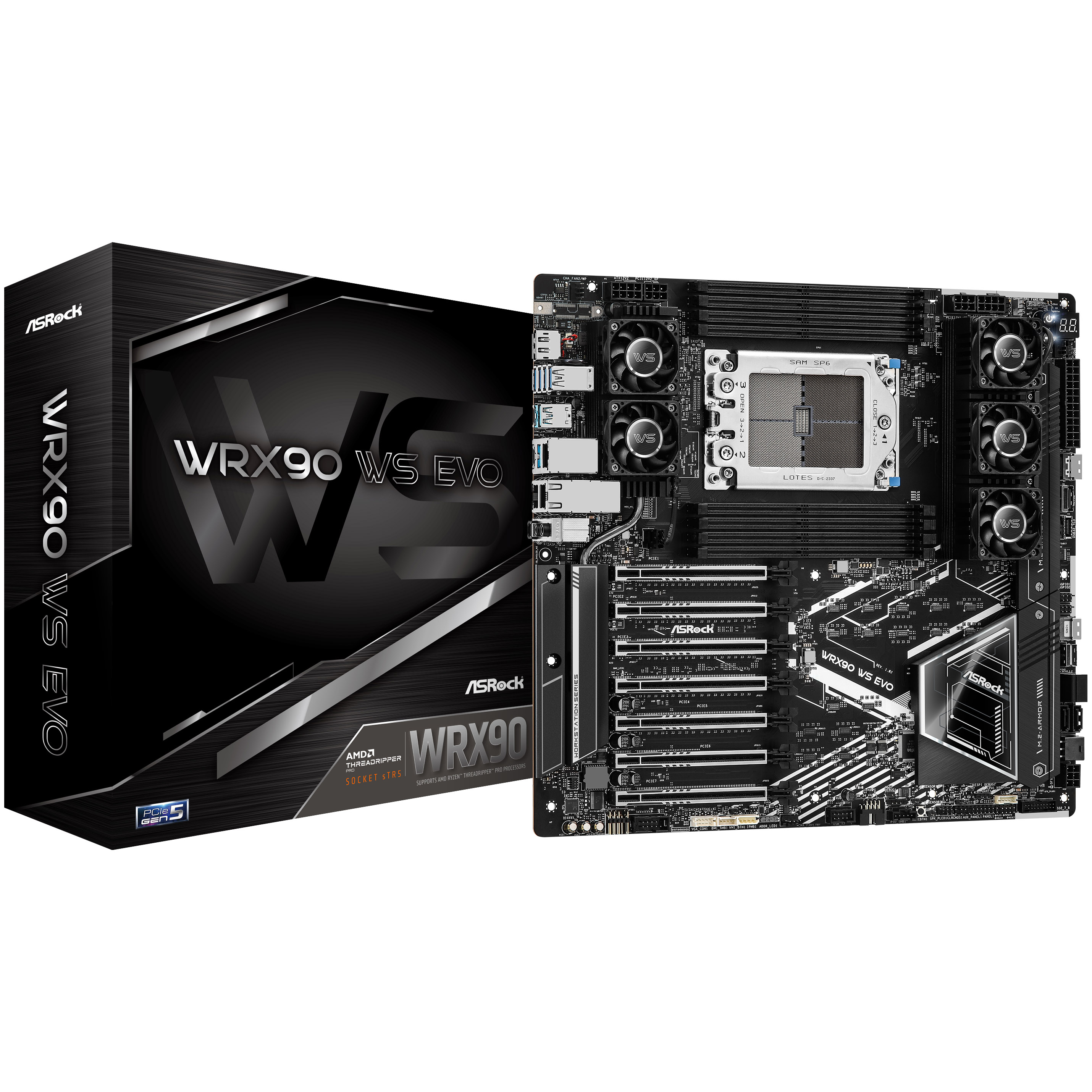 Asrock WRX90 WS EVO (sTR5) EEB Motherboard