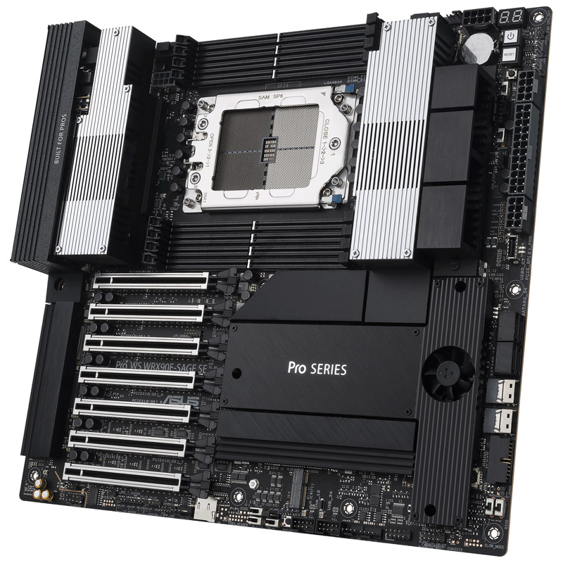 Asus - Asus PRO WS WRX90E-SAGE SE (sTR5) EEB Motherboard