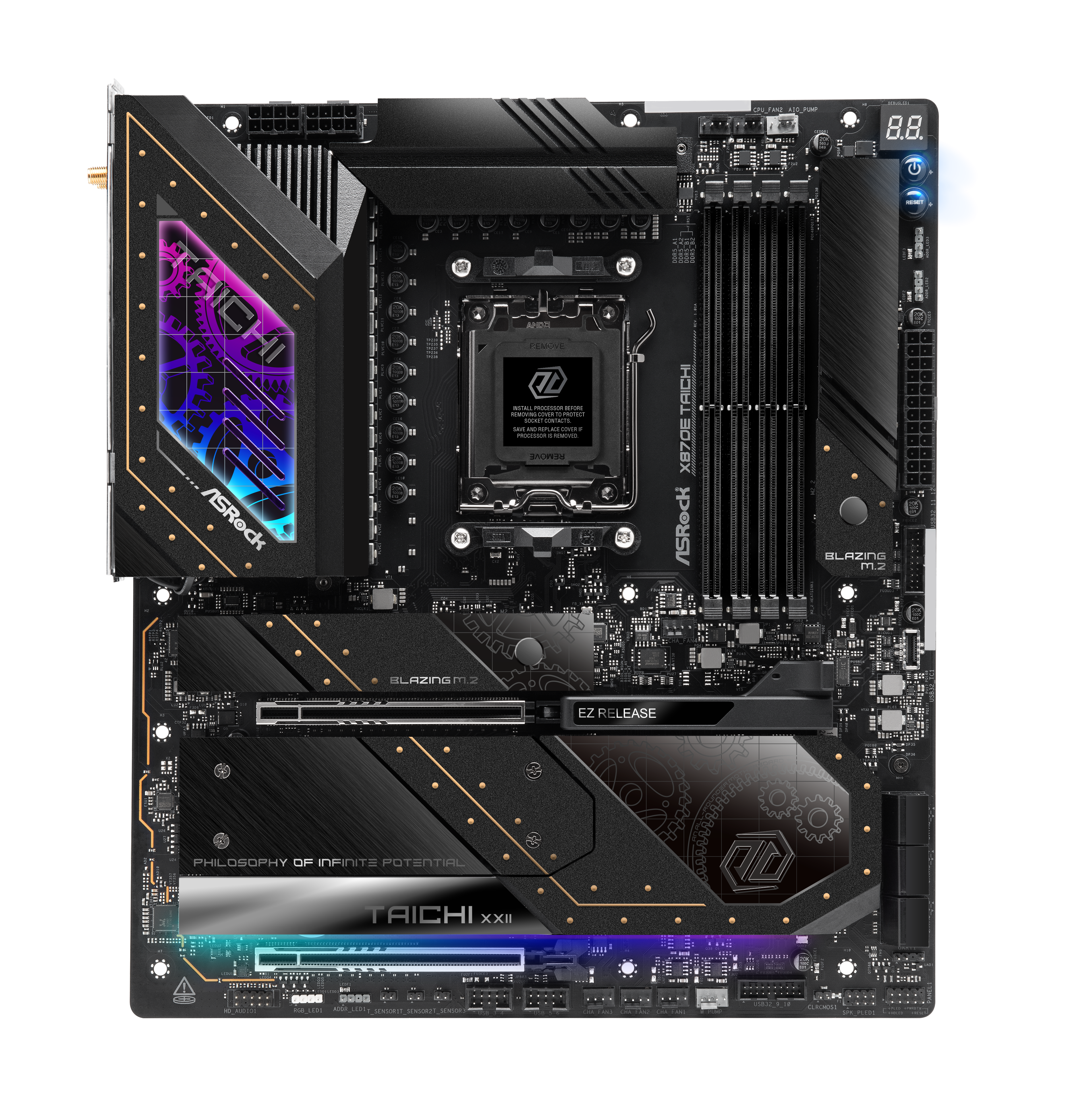 ASRock - Asrock X870E Taichi (Socket AM5) DDR5 EATX Motherboard