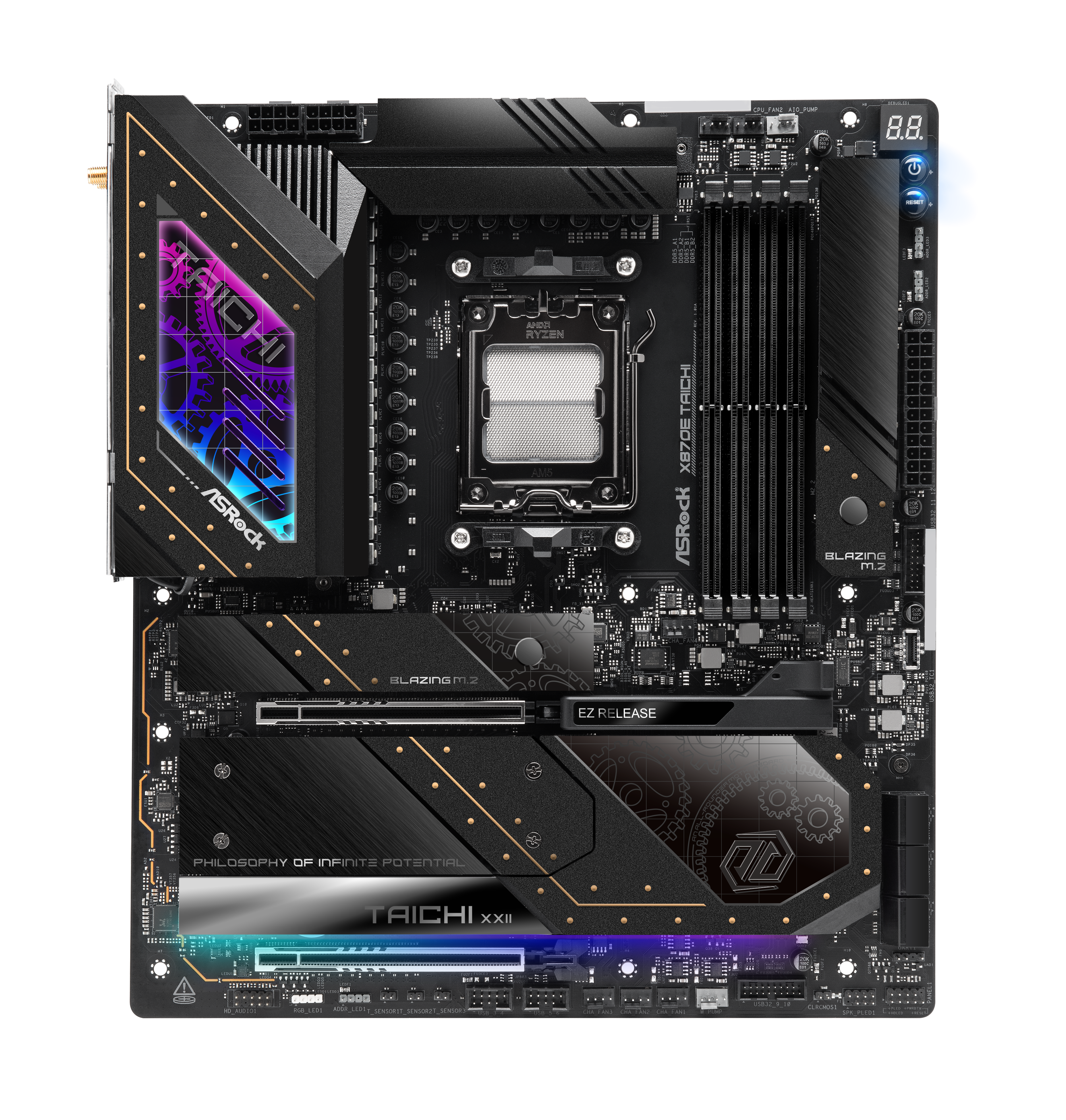 ASRock - Asrock X870E Taichi (Socket AM5) DDR5 EATX Motherboard