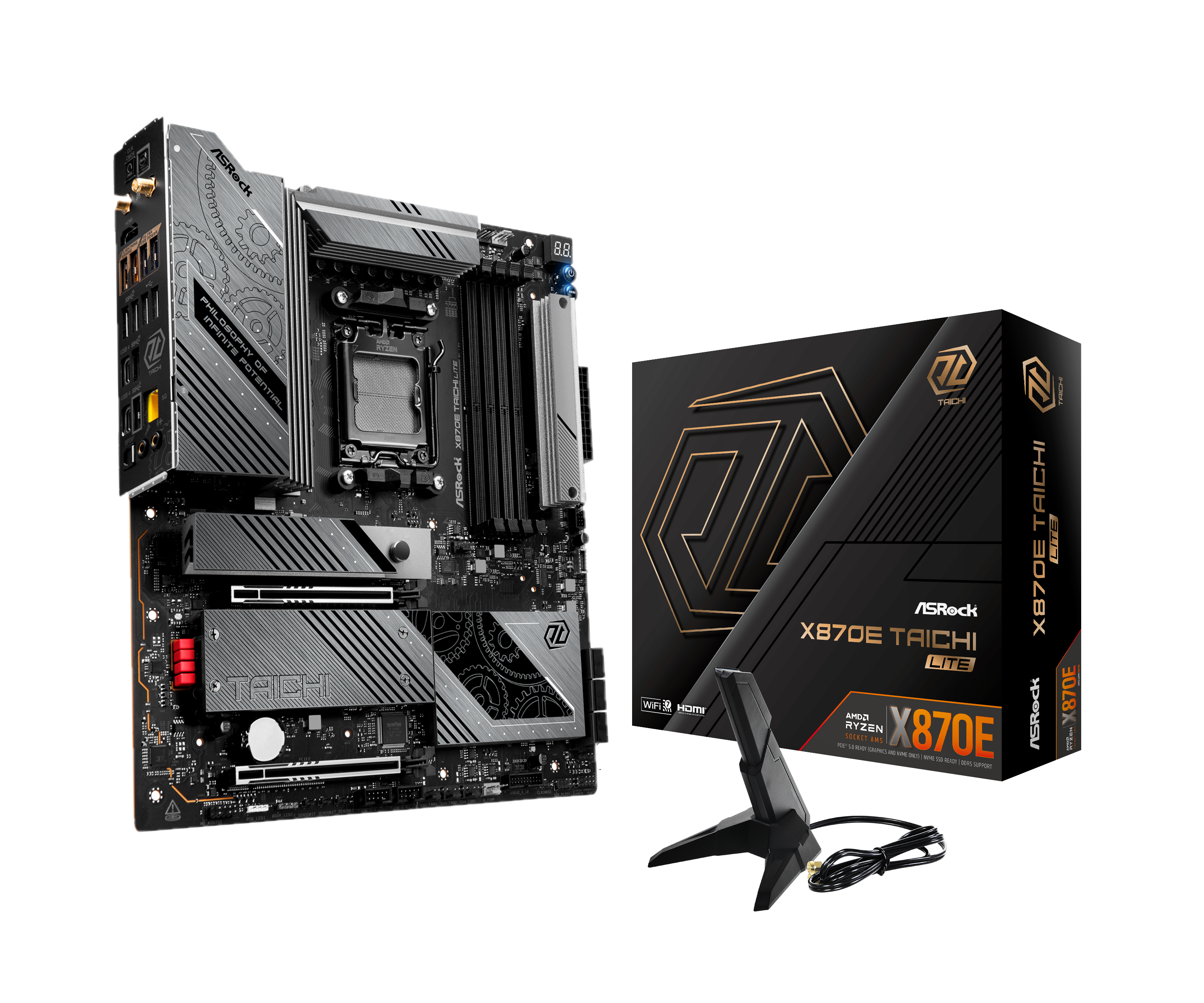 Asrock X870E Taichi Lite (Socket AM5) DDR5 EATX Motherboard