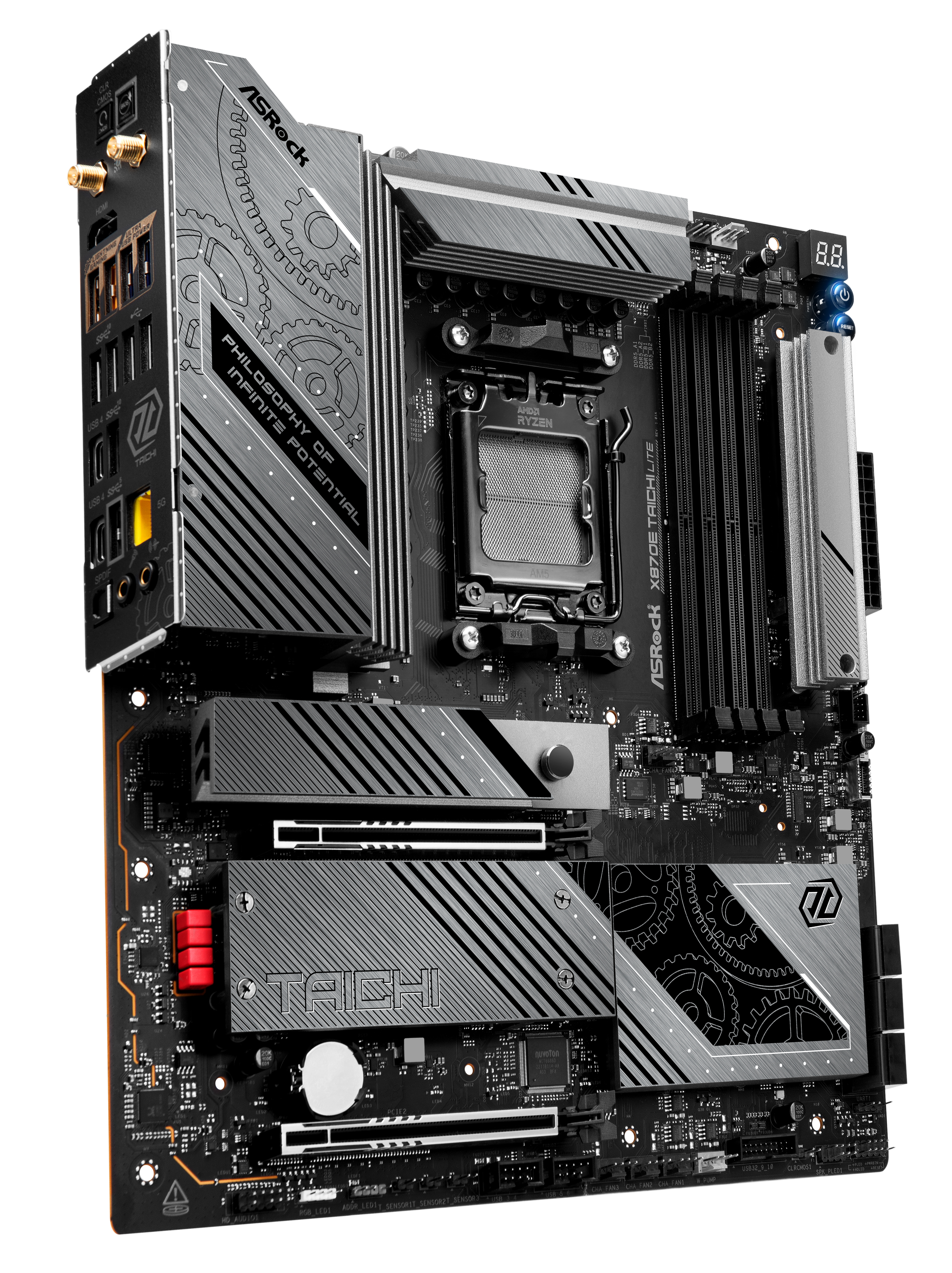 ASRock - Asrock X870E Taichi Lite (Socket AM5) DDR5 EATX Motherboard