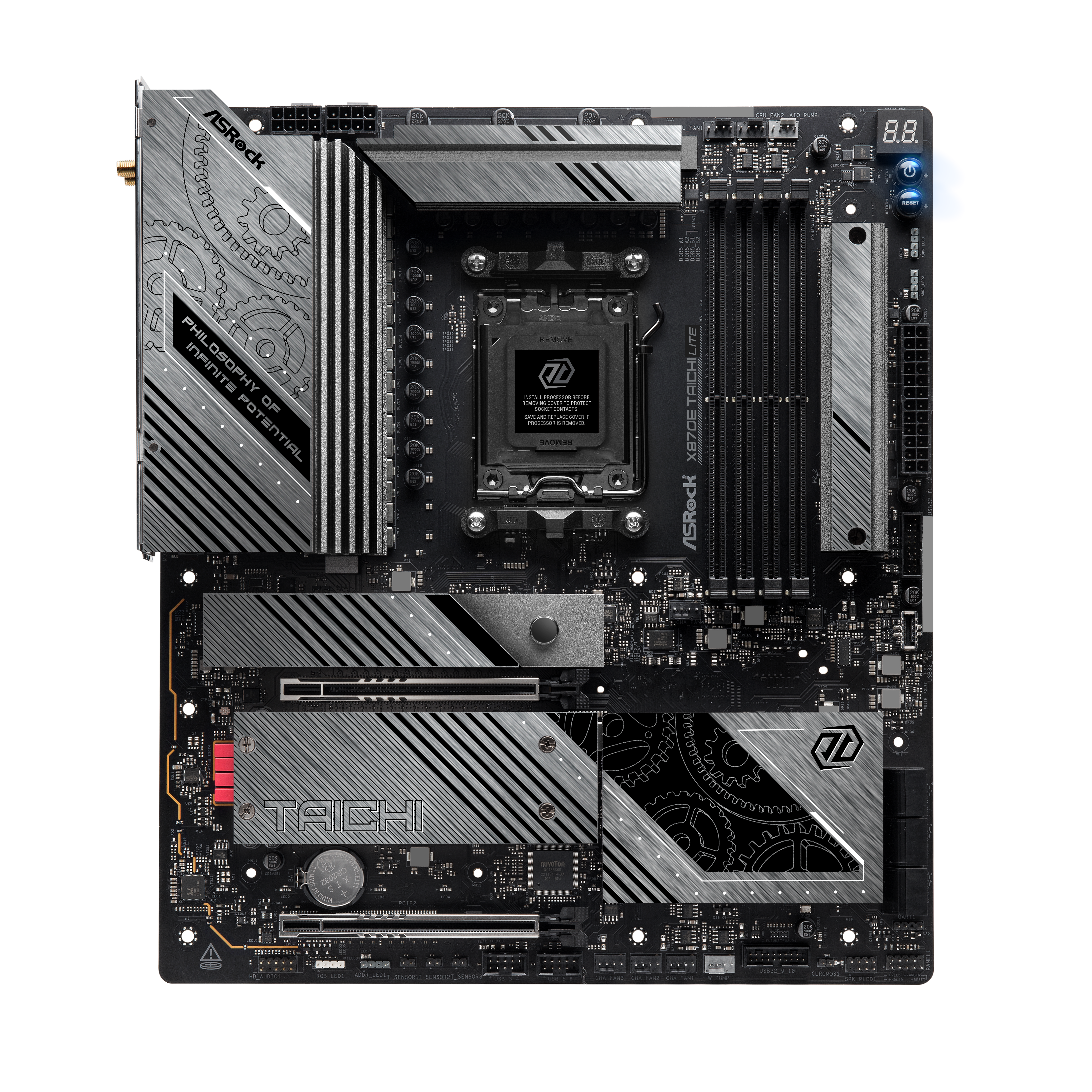 ASRock - Asrock X870E Taichi Lite (Socket AM5) DDR5 EATX Motherboard