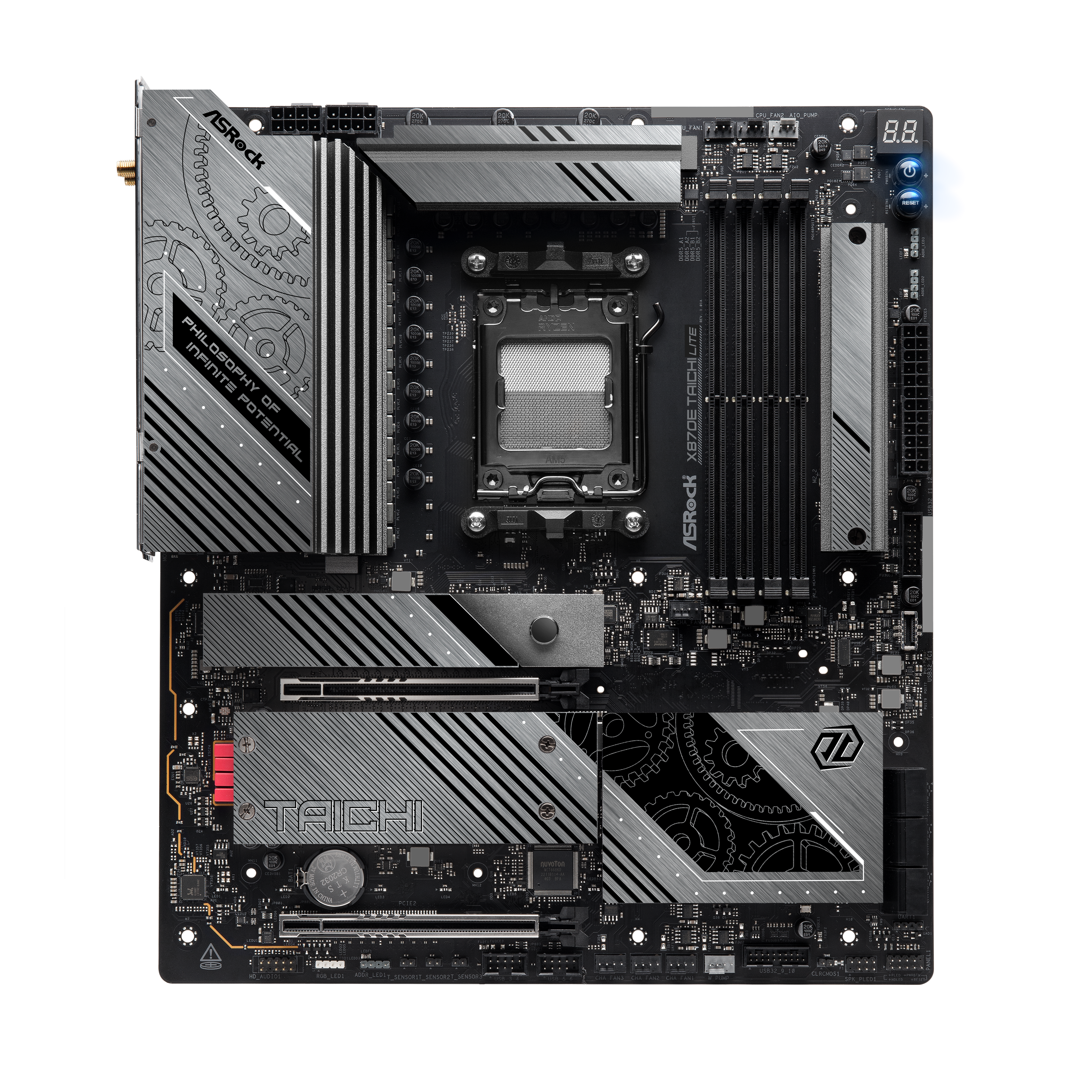 ASRock - Asrock X870E Taichi Lite (Socket AM5) DDR5 EATX Motherboard