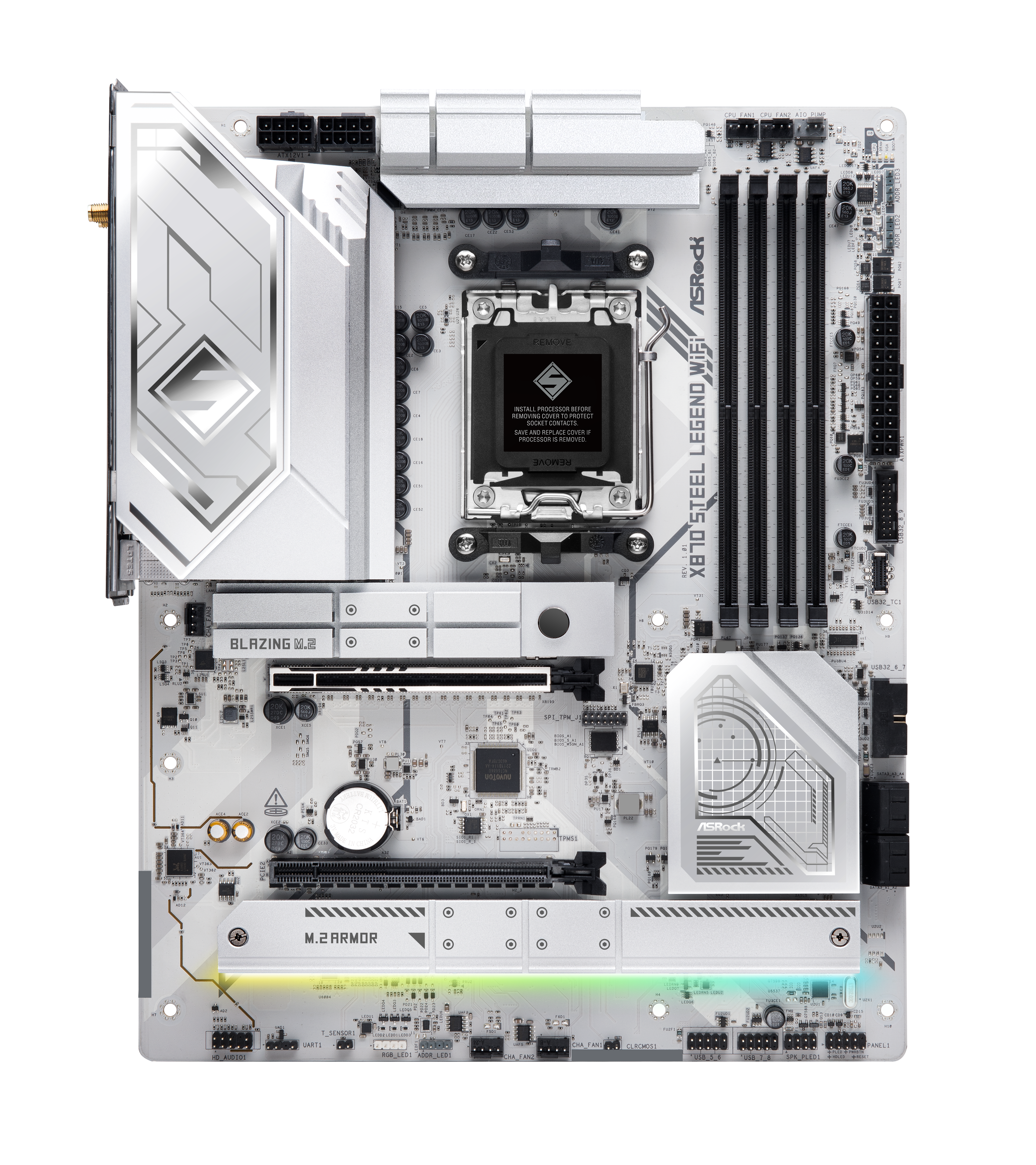 ASRock - Asrock X870 Steel Legend WIFI (Socket AM5) DDR5 ATX Motherboard