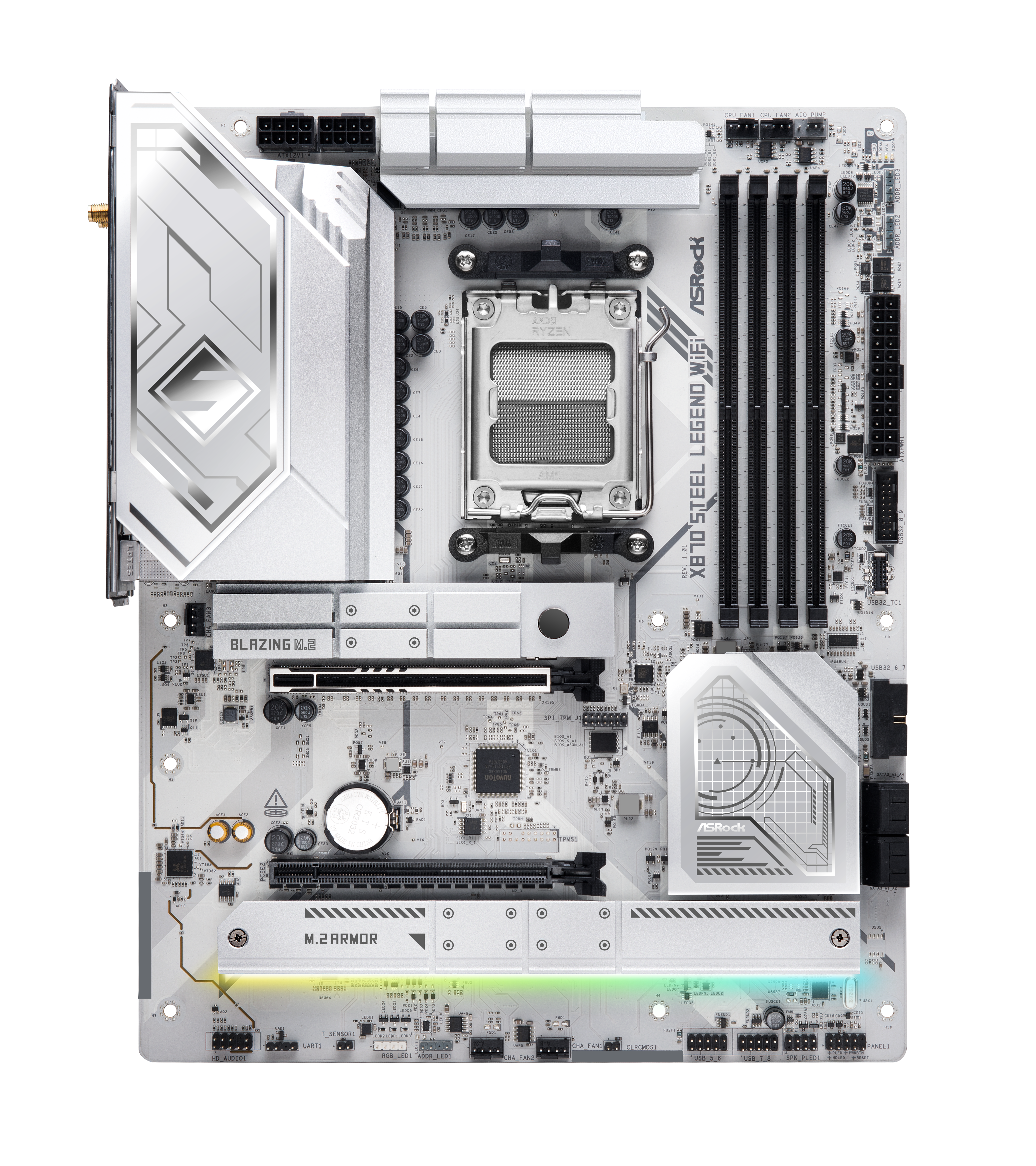 ASRock - Asrock X870 Steel Legend WIFI (Socket AM5) DDR5 ATX Motherboard