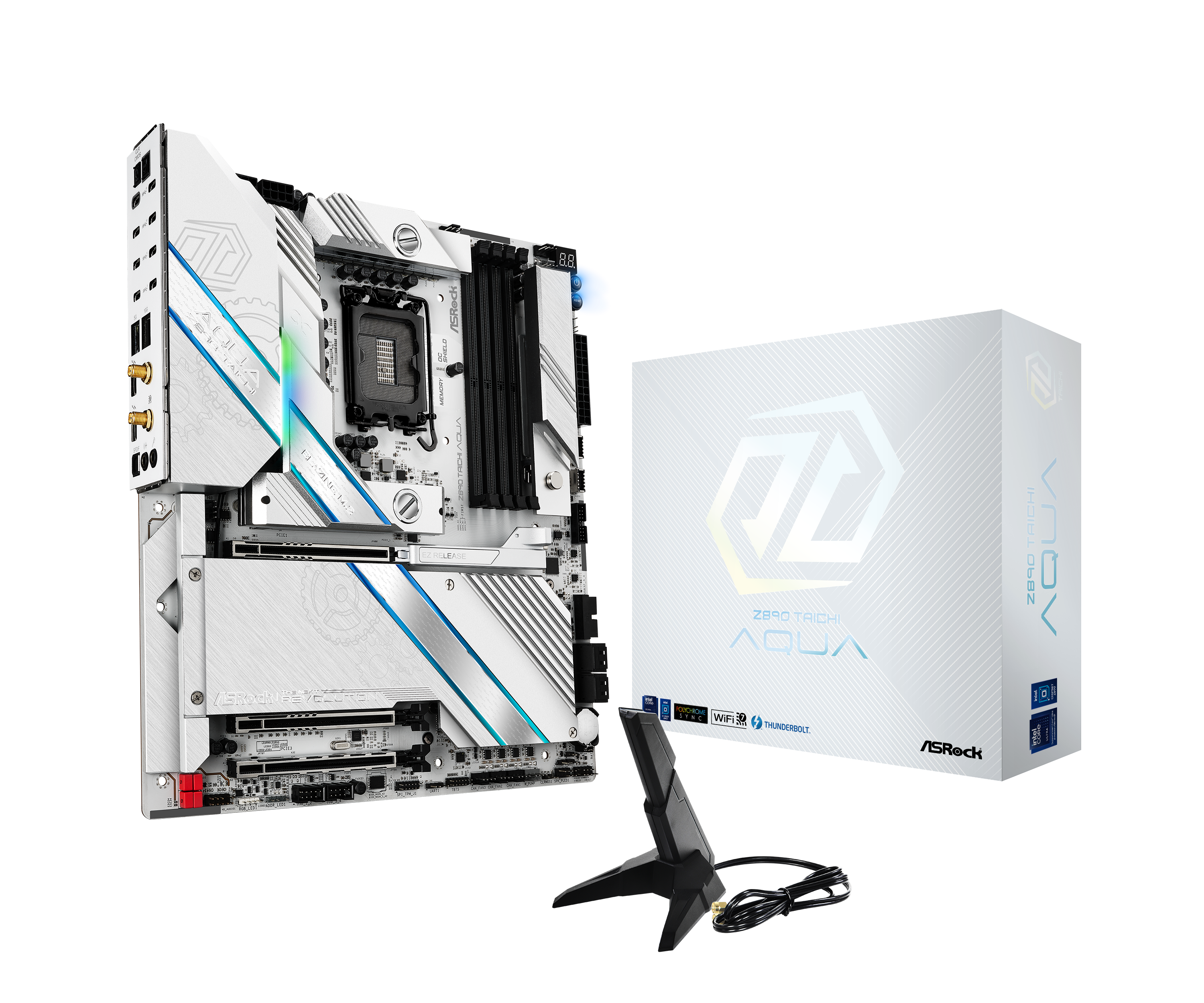 Asrock Z890 Taichi AQUA (LGA 1851) DDR5 EATX Motherboard