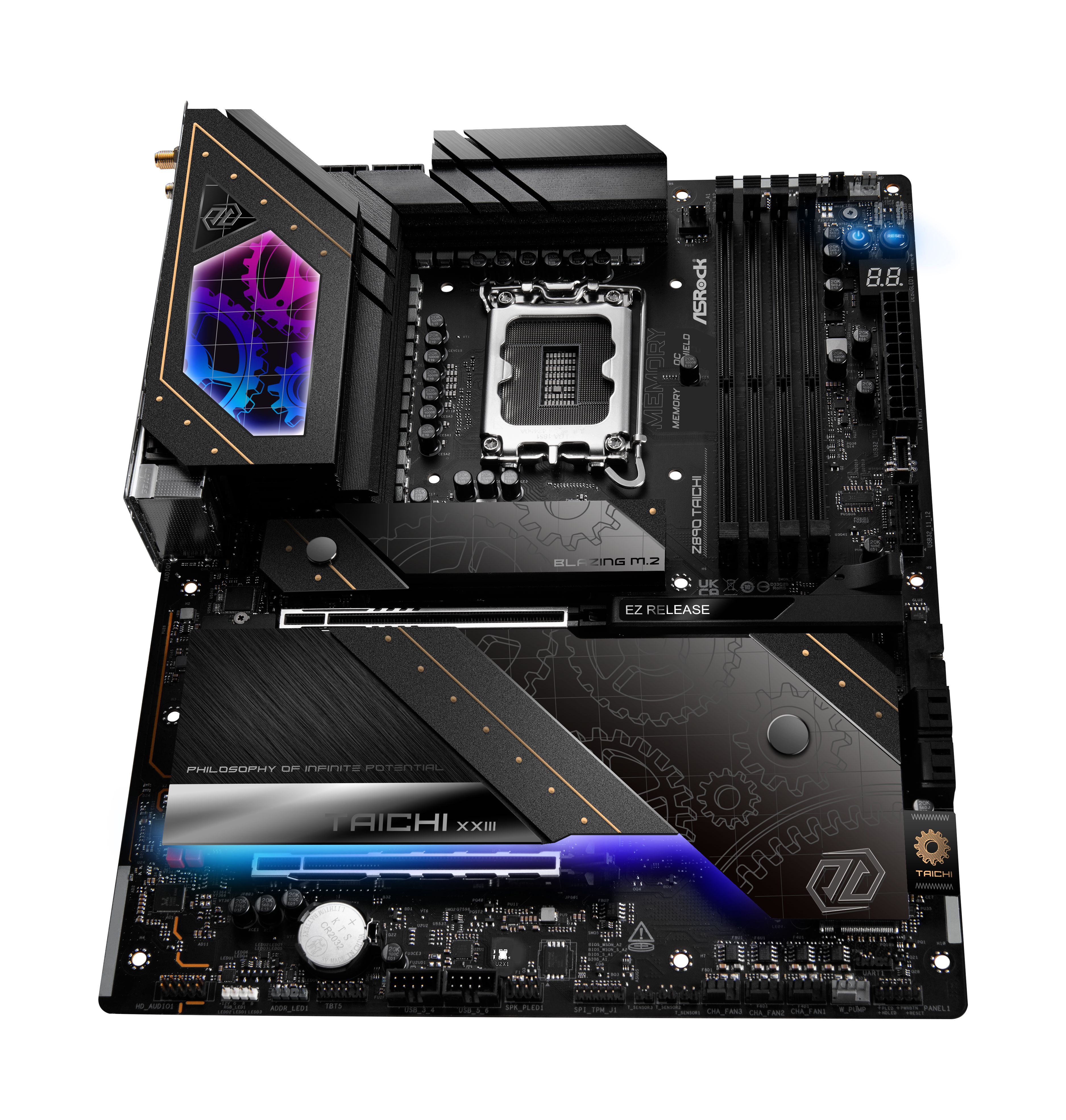 ASRock - Asrock Z890 Taichi (LGA 1851) DDR5 ATX Motherboard