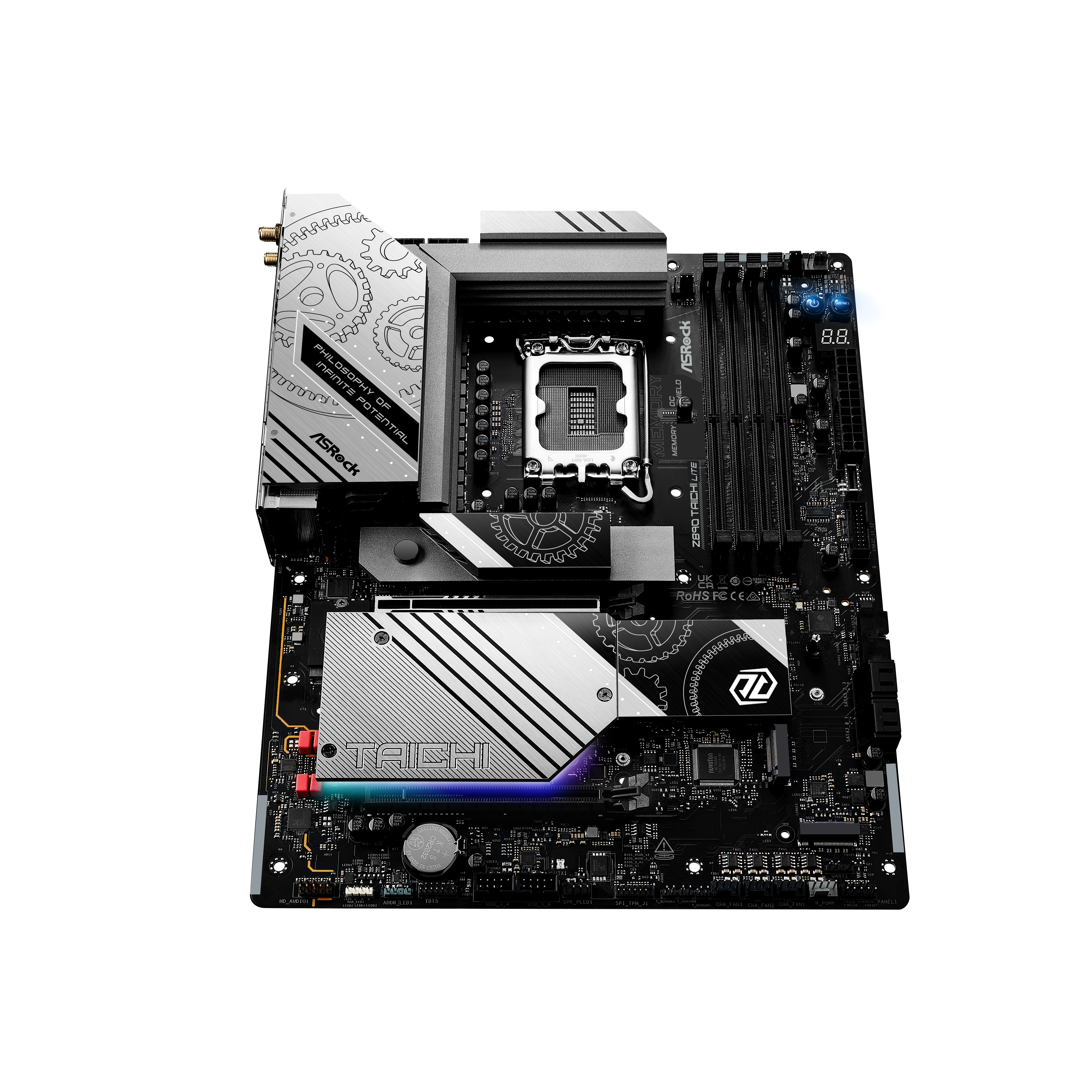 ASRock - Asrock Z890 Taichi Lite (LGA 1851) DDR5 ATX Motherboard