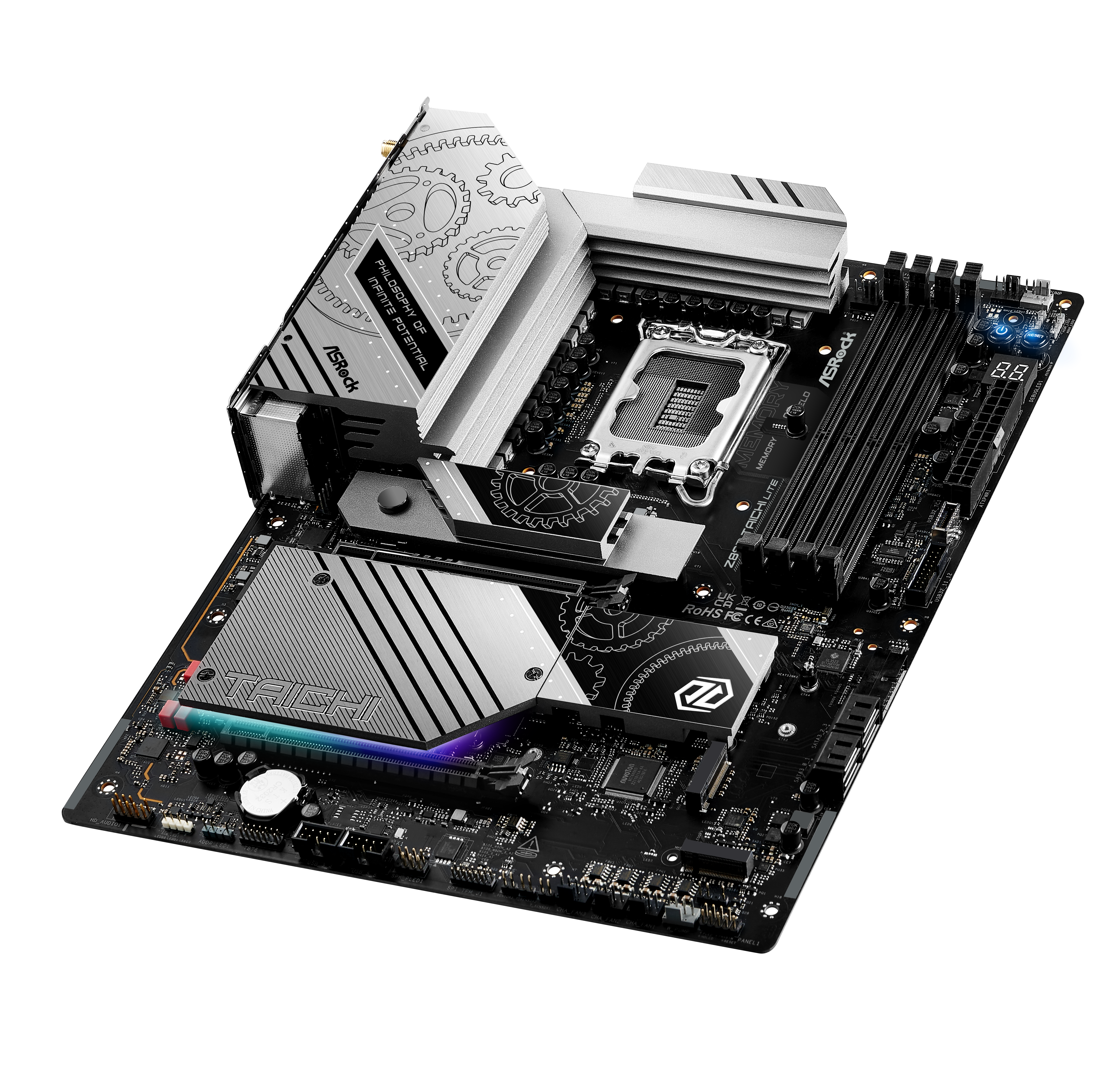 ASRock - Asrock Z890 Taichi Lite (LGA 1851) DDR5 ATX Motherboard