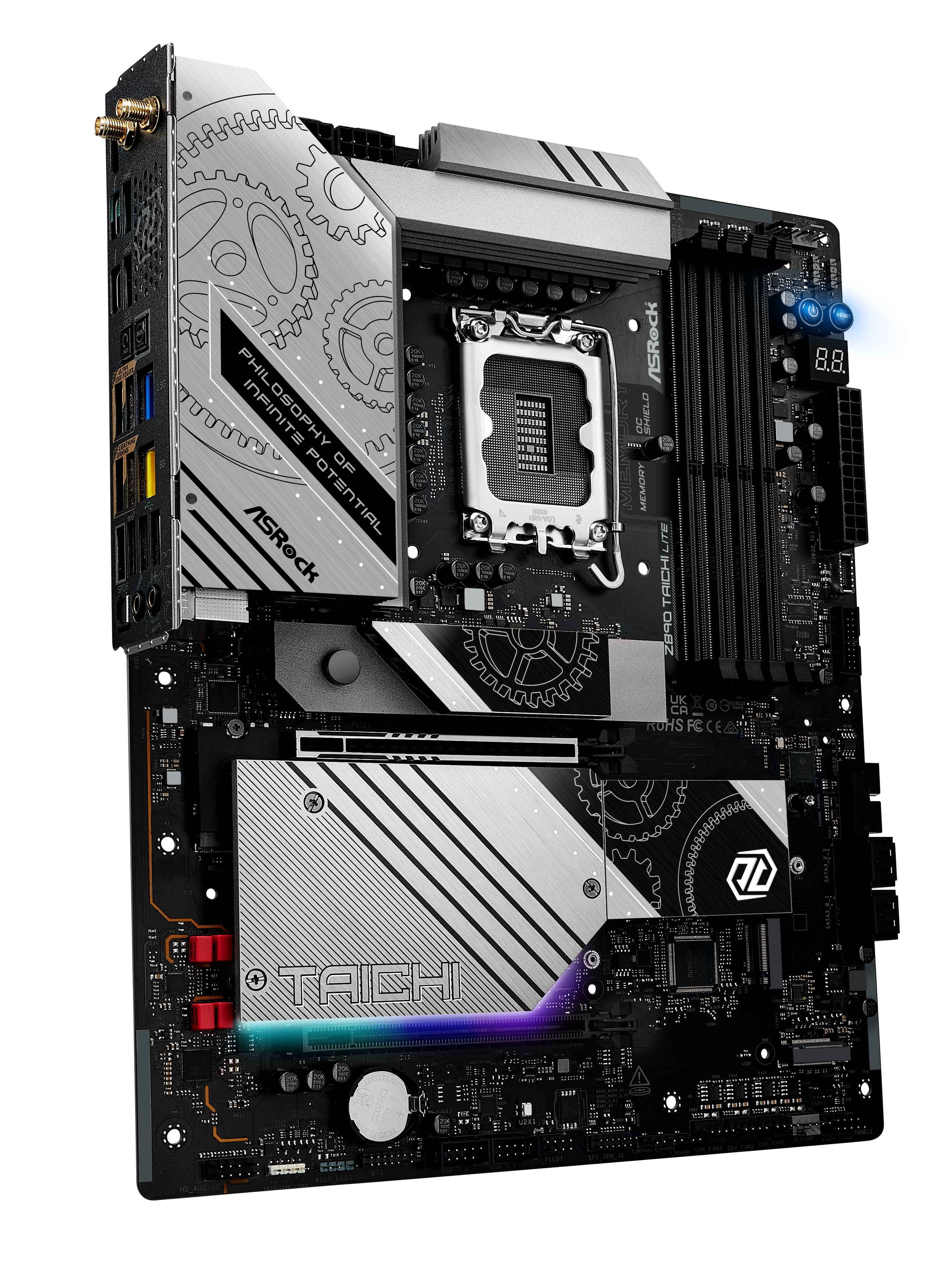 ASRock - Asrock Z890 Taichi Lite (LGA 1851) DDR5 ATX Motherboard