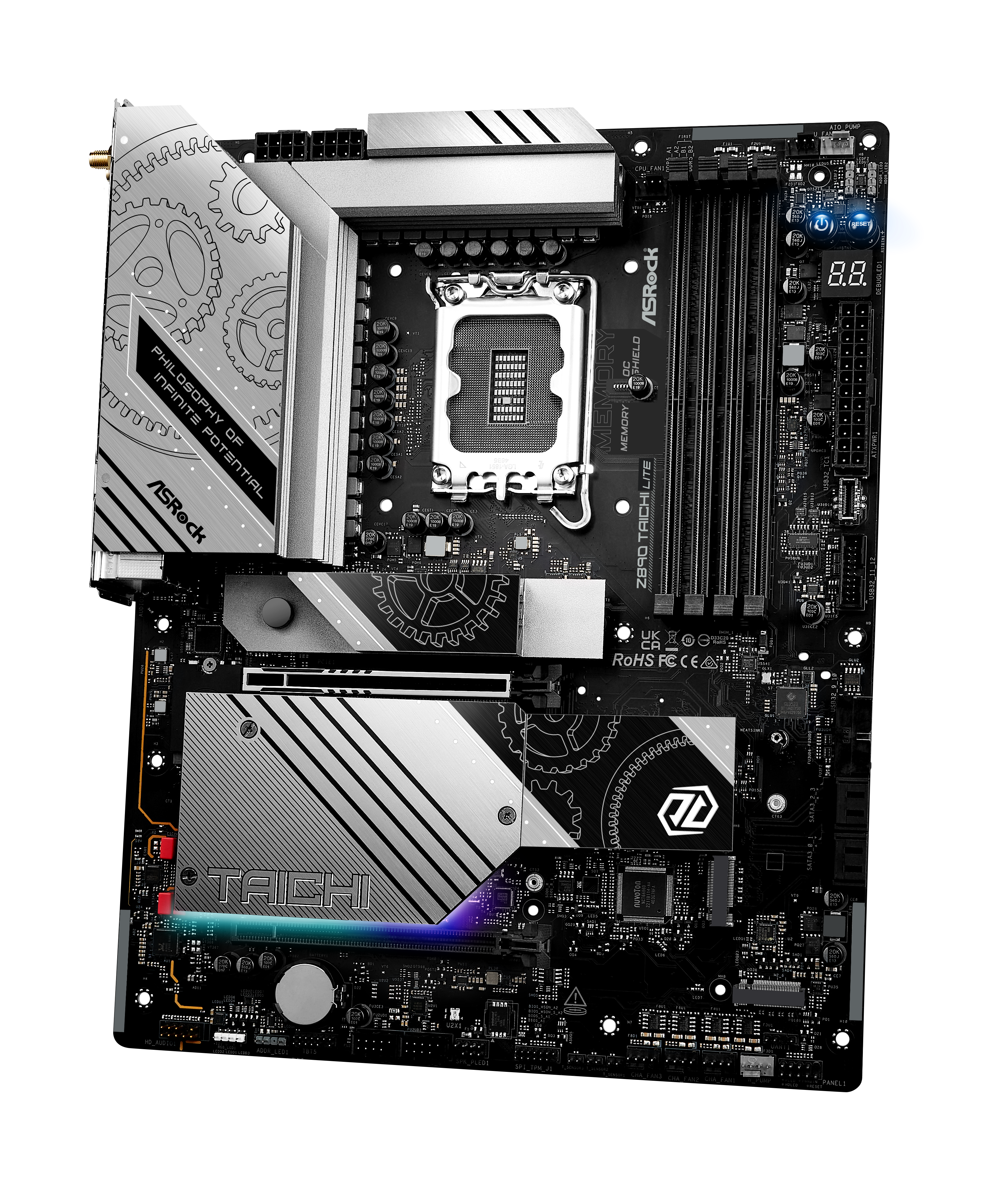 ASRock - Asrock Z890 Taichi Lite (LGA 1851) DDR5 ATX Motherboard