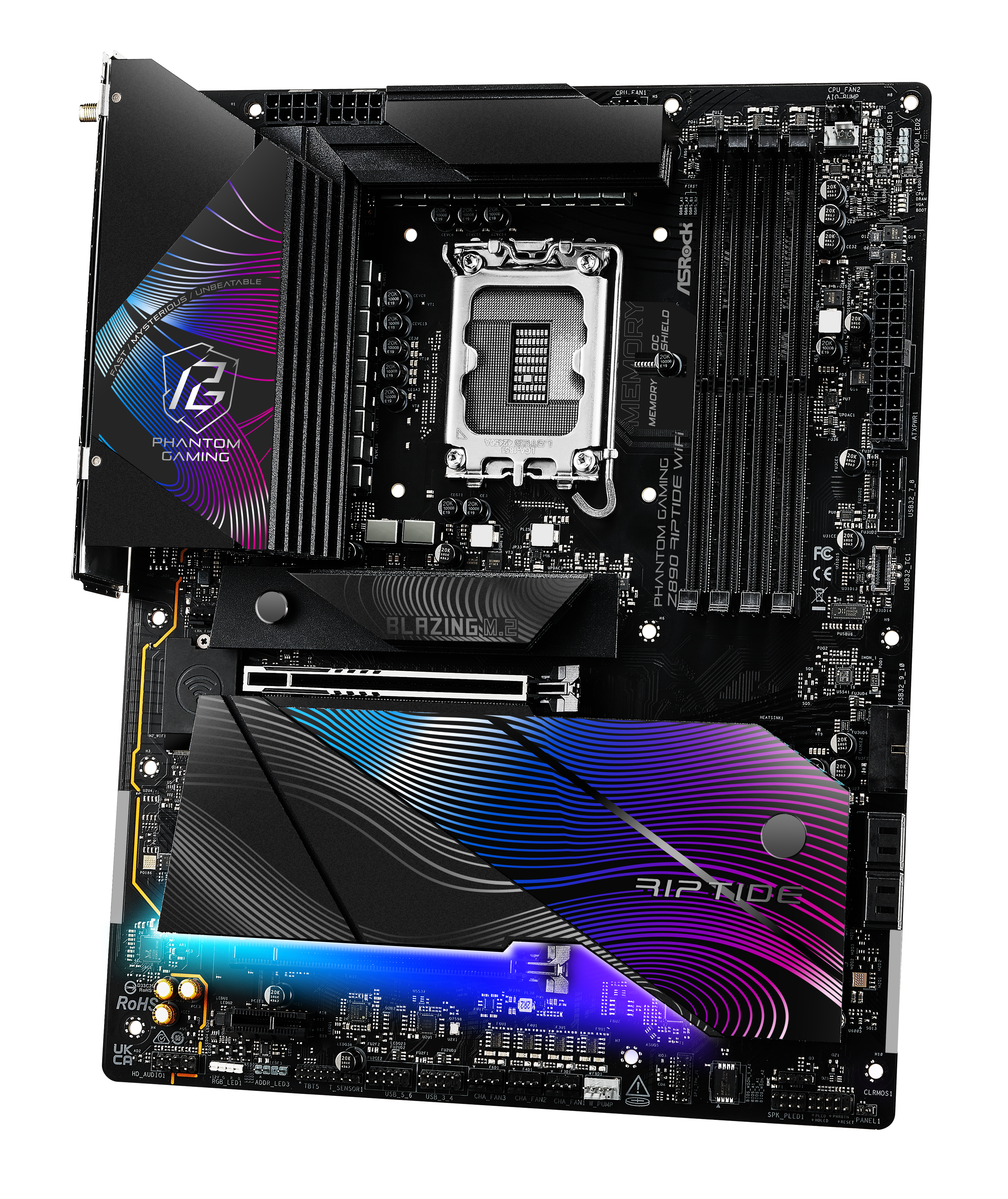 ASRock - Asrock Z890 Riptide WIFI (LGA 1851) DDR5 ATX Motherboard