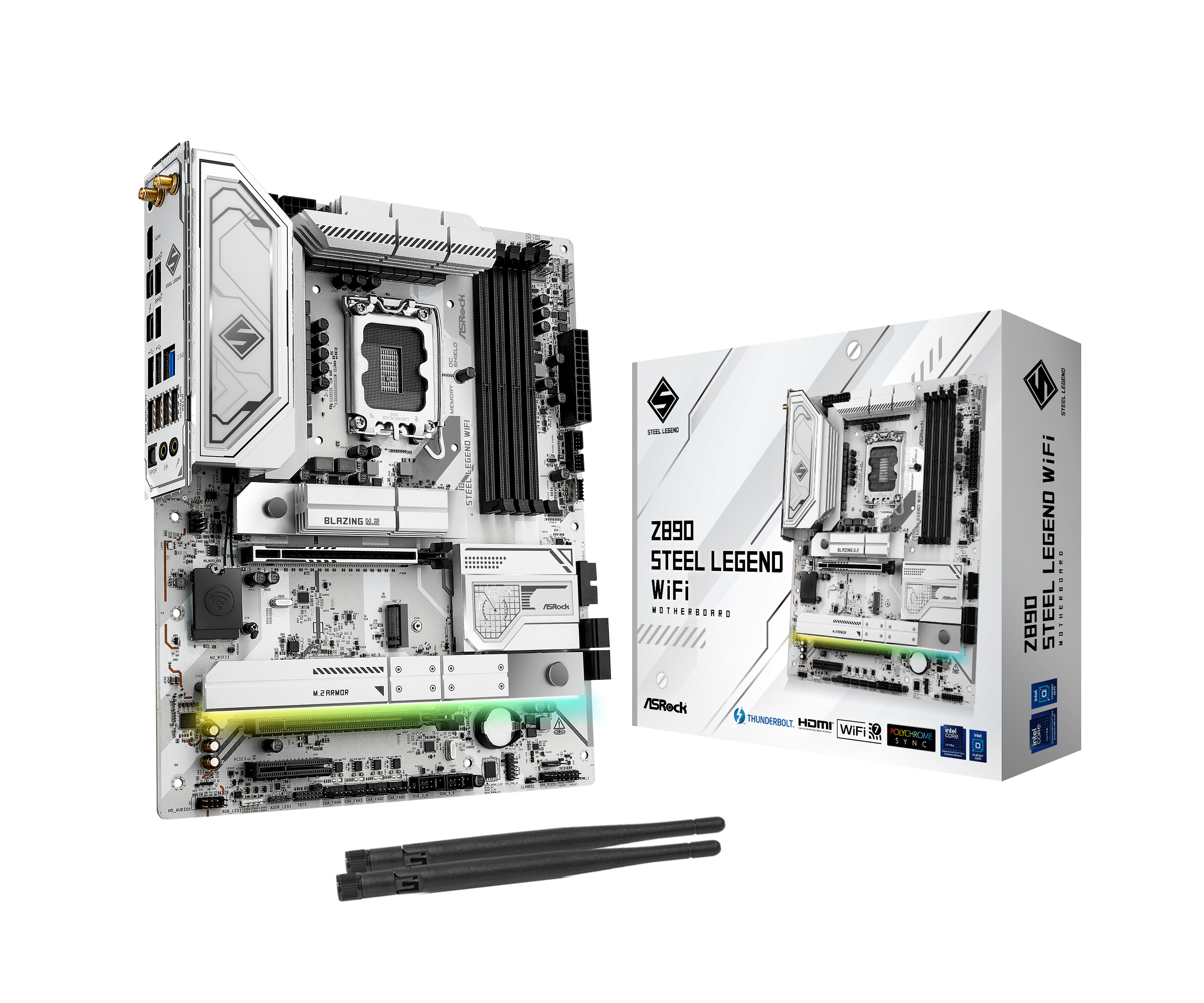 Asrock Z890 Steel Legend WIFI (LGA 1851) DDR5 ATX Motherboard