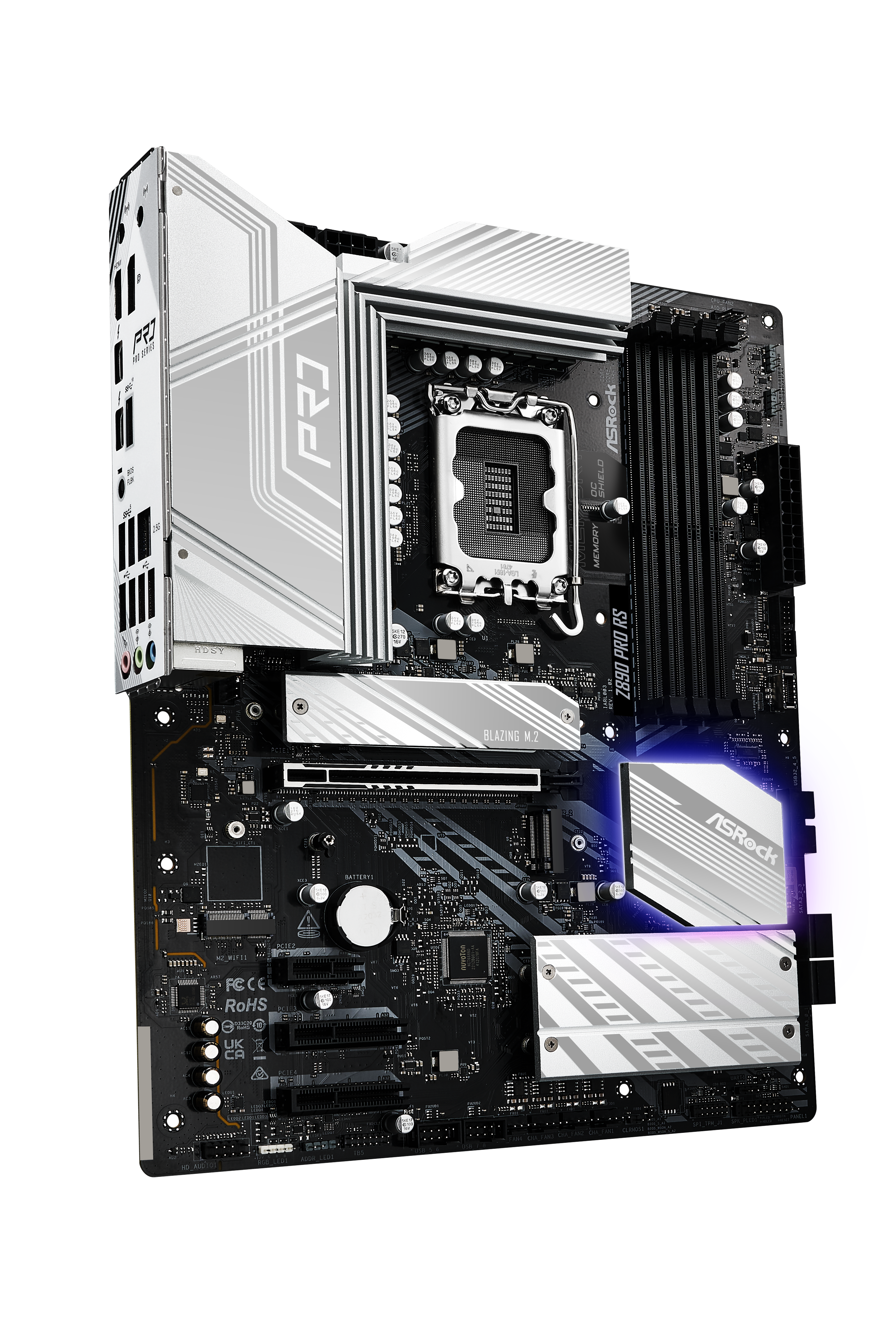 ASRock - Asrock Z890 Pro RS (LGA 1851) DDR5 ATX Motherboard