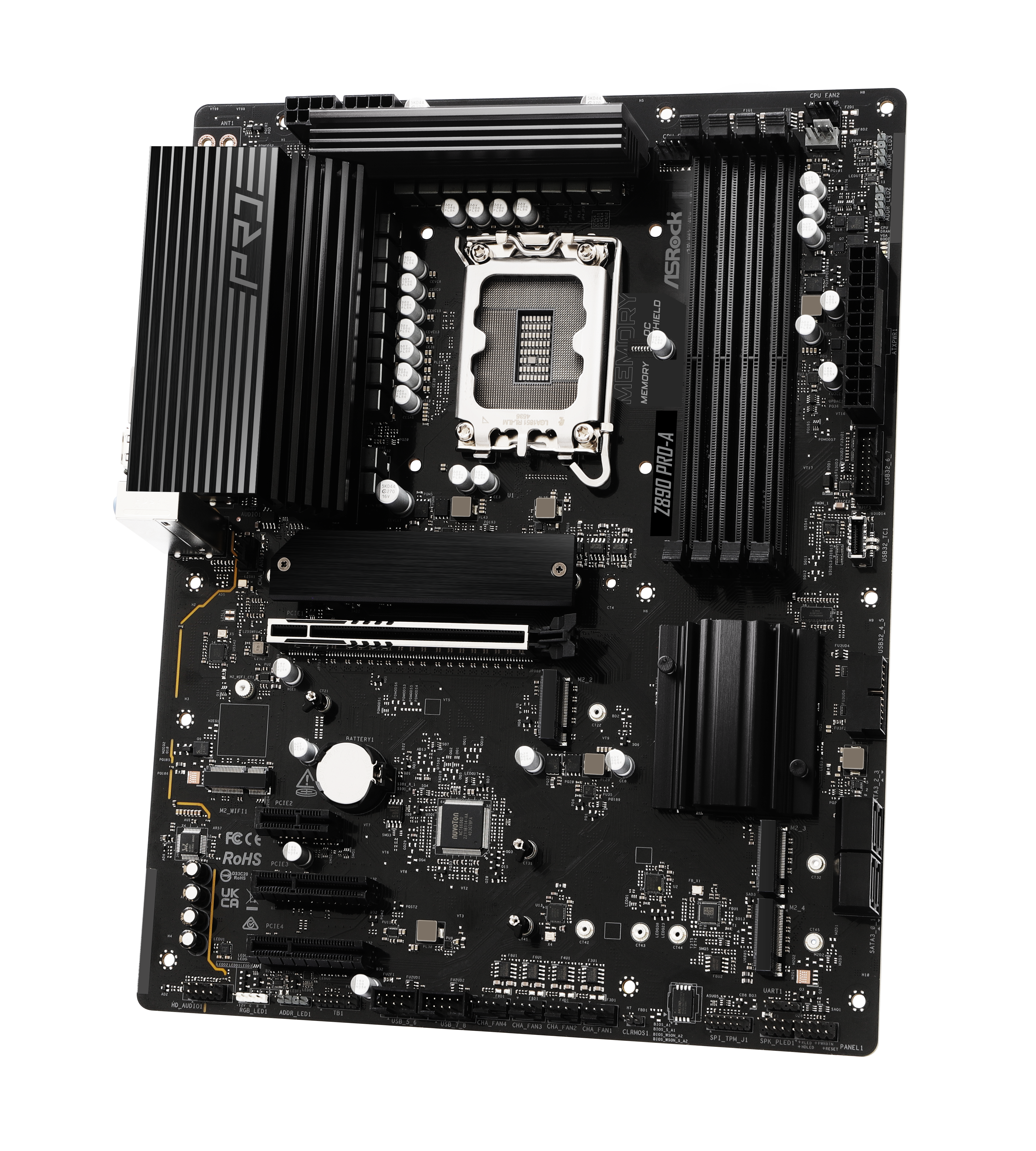 ASRock - Asrock Z890 Pro-A (LGA 1851) DDR5 ATX Motherboard