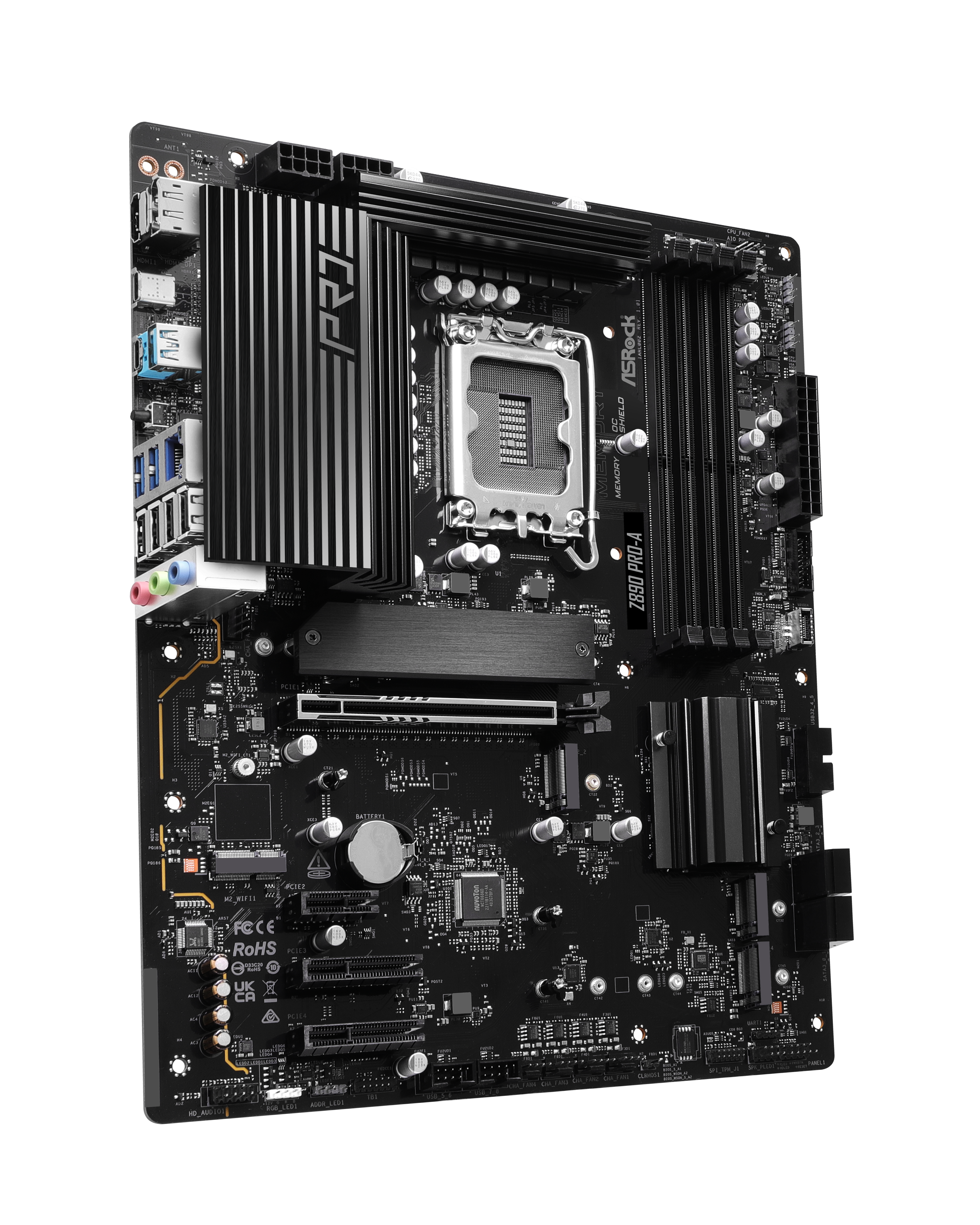 ASRock - Asrock Z890 Pro-A (LGA 1851) DDR5 ATX Motherboard