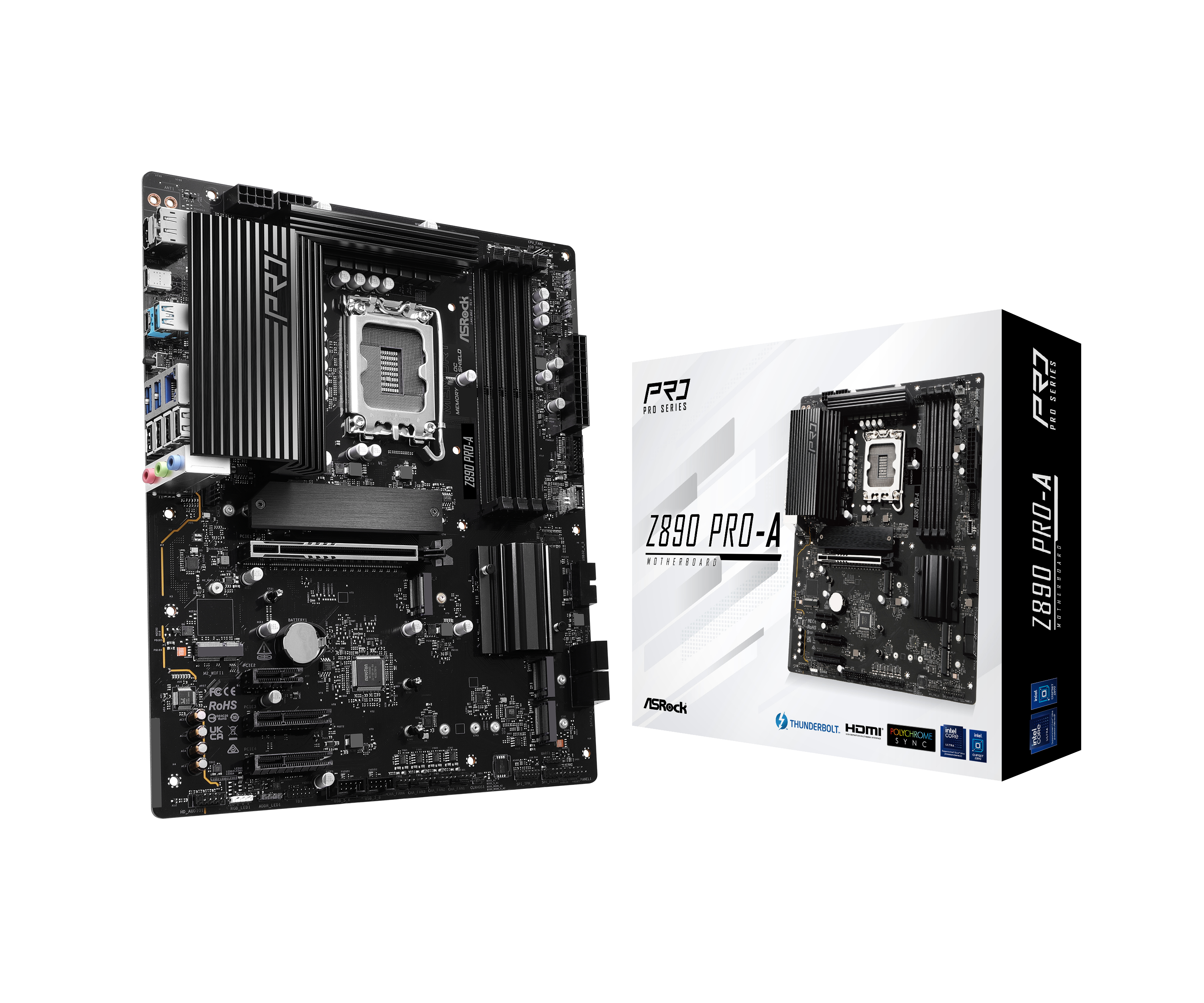 Asrock Z890 Pro-A (LGA 1851) DDR5 ATX Motherboard