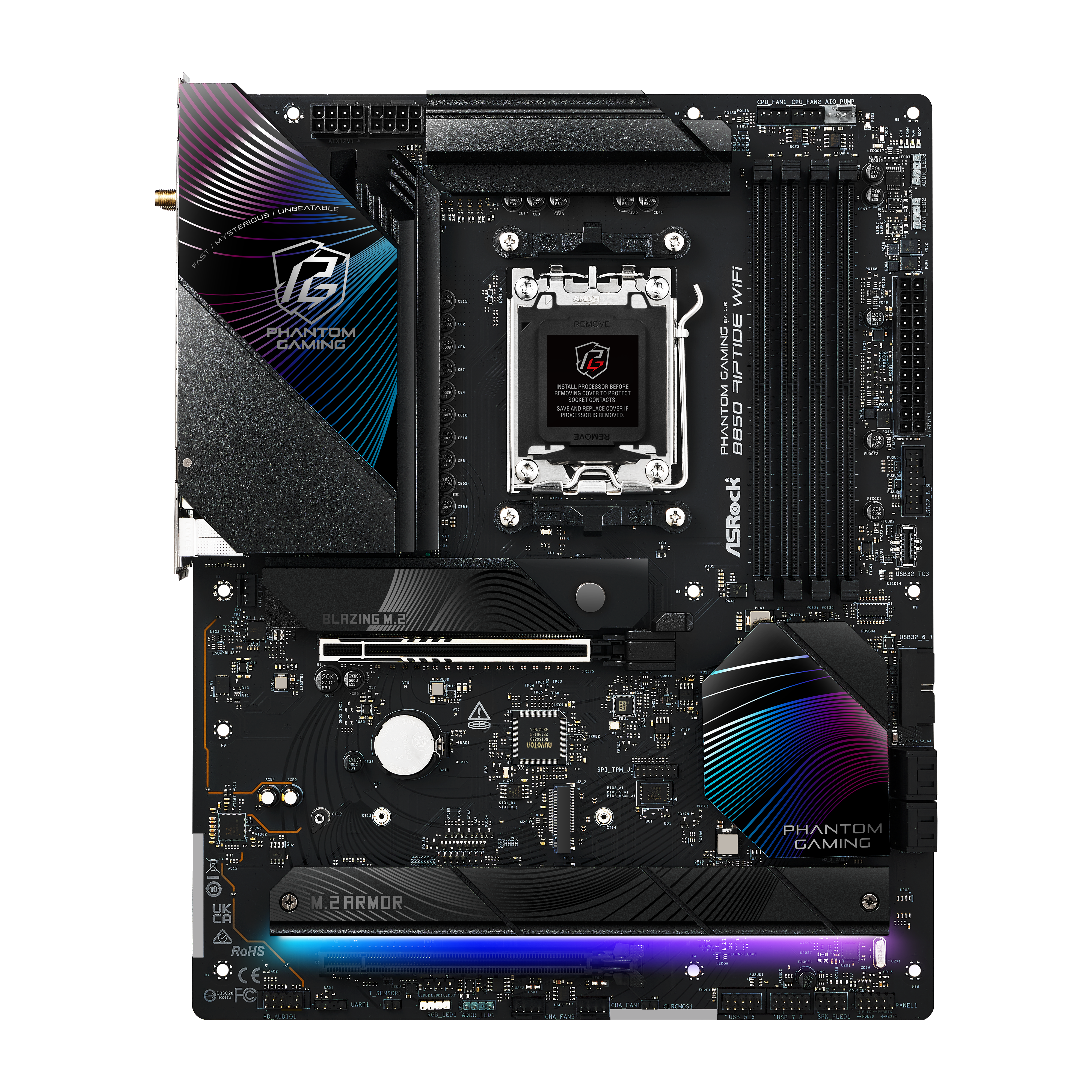 ASRock - Asrock B850 Riptide WiFi (Socket AM5) DDR5 ATX Motherboard