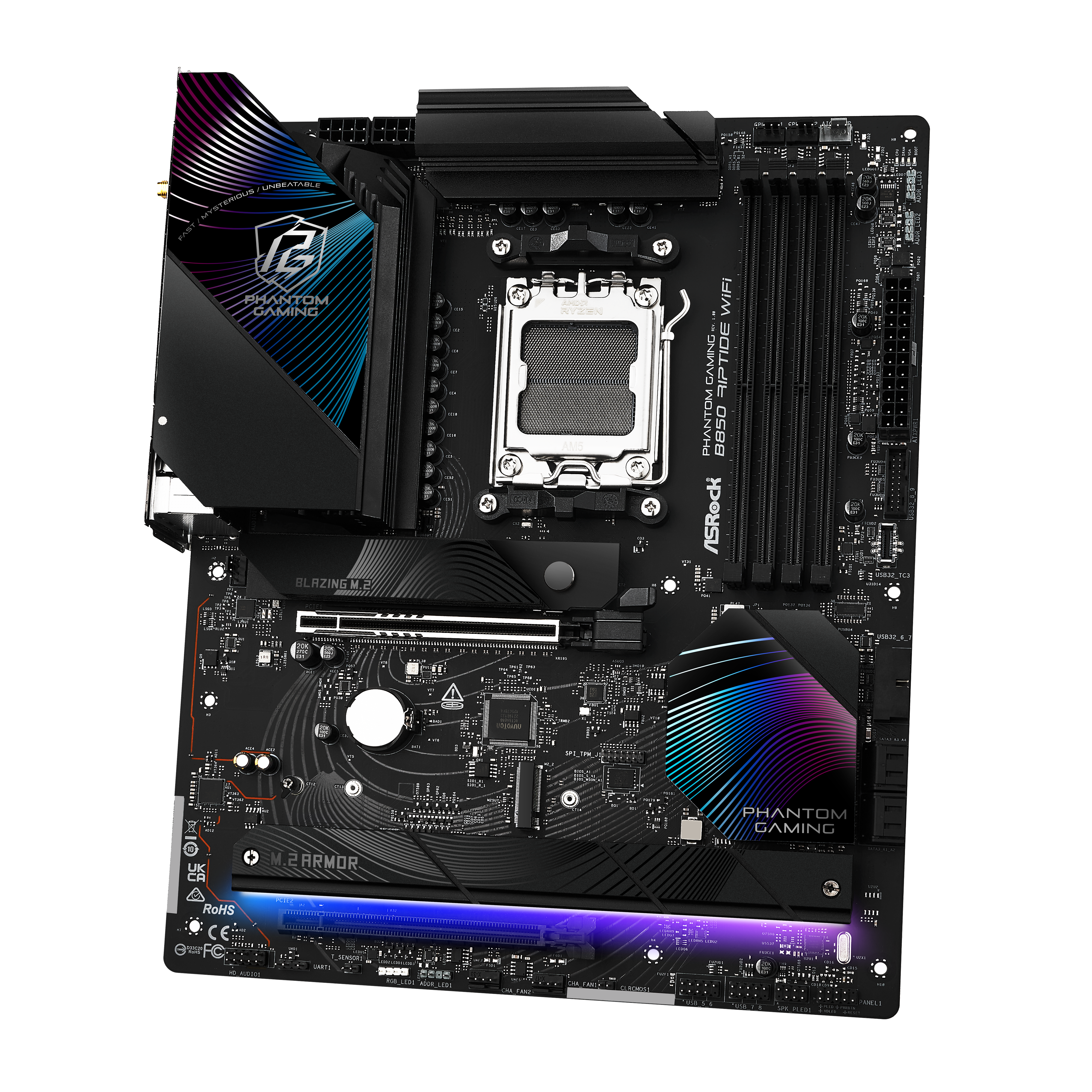 ASRock - Asrock B850 Riptide WiFi (Socket AM5) DDR5 ATX Motherboard