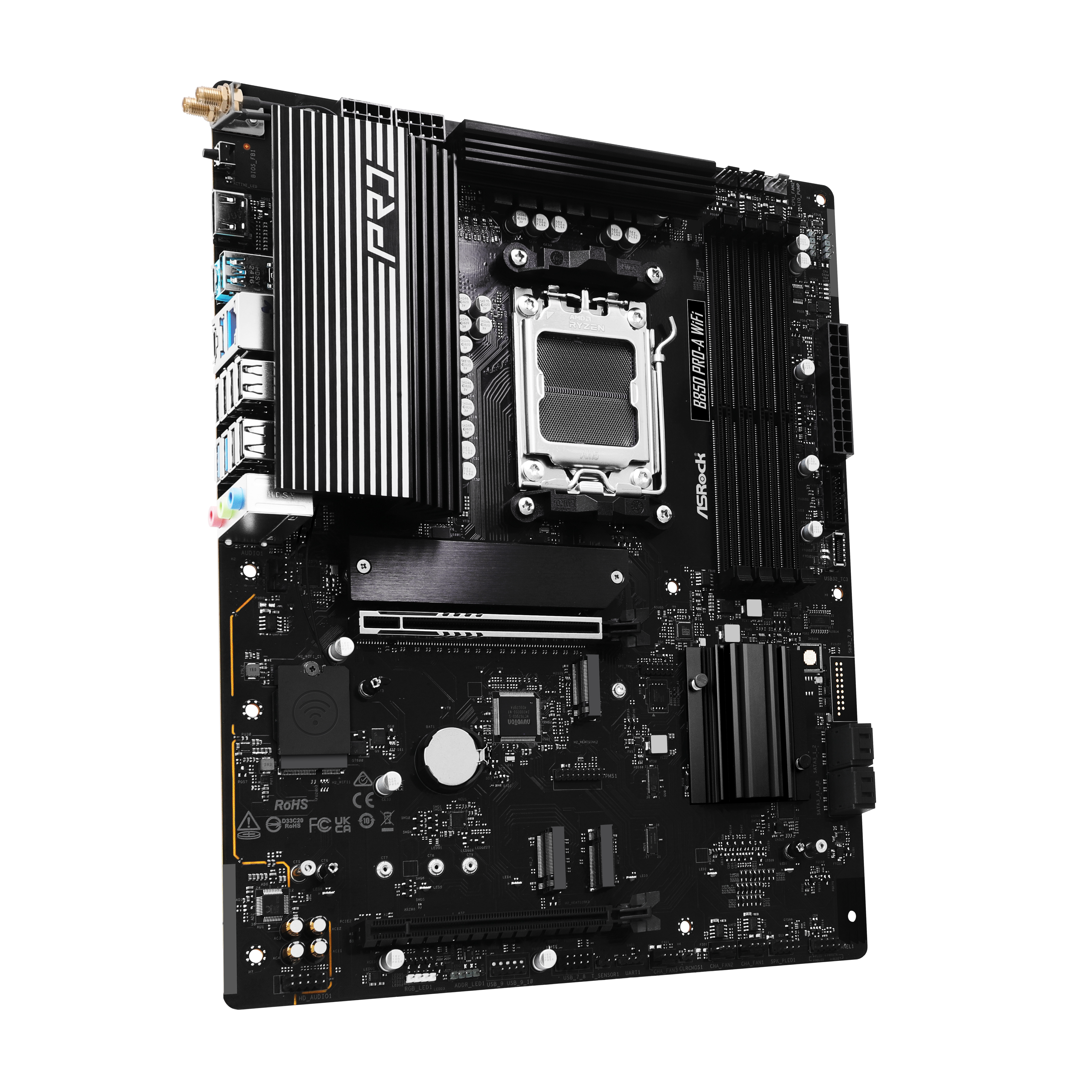 ASRock - Asrock B850 Pro-A WiFi (Socket AM5) DDR5 ATX Motherboard