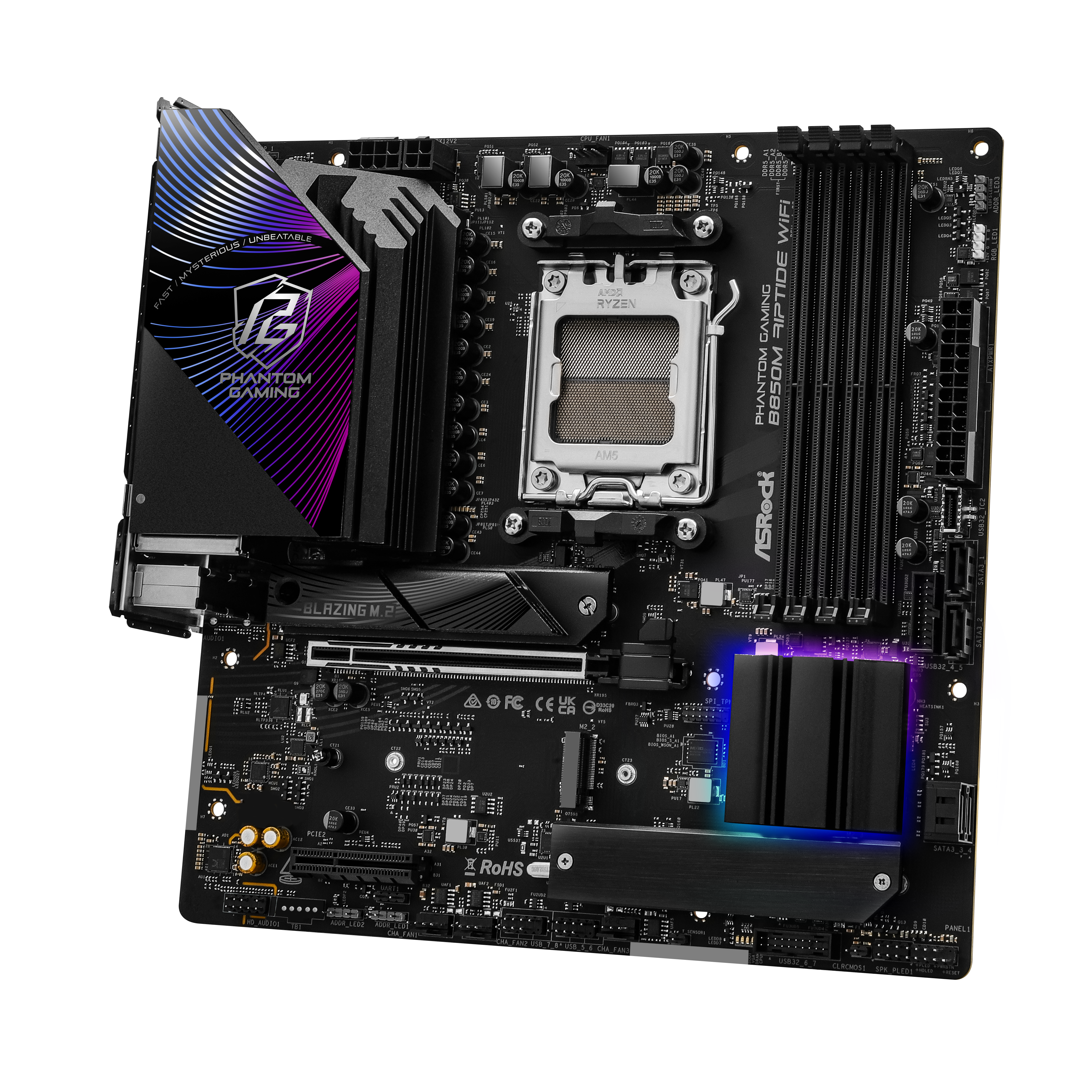 ASRock - Asrock B850M Riptide WiFi (Socket AM5) DDR5 mATX Motherboard