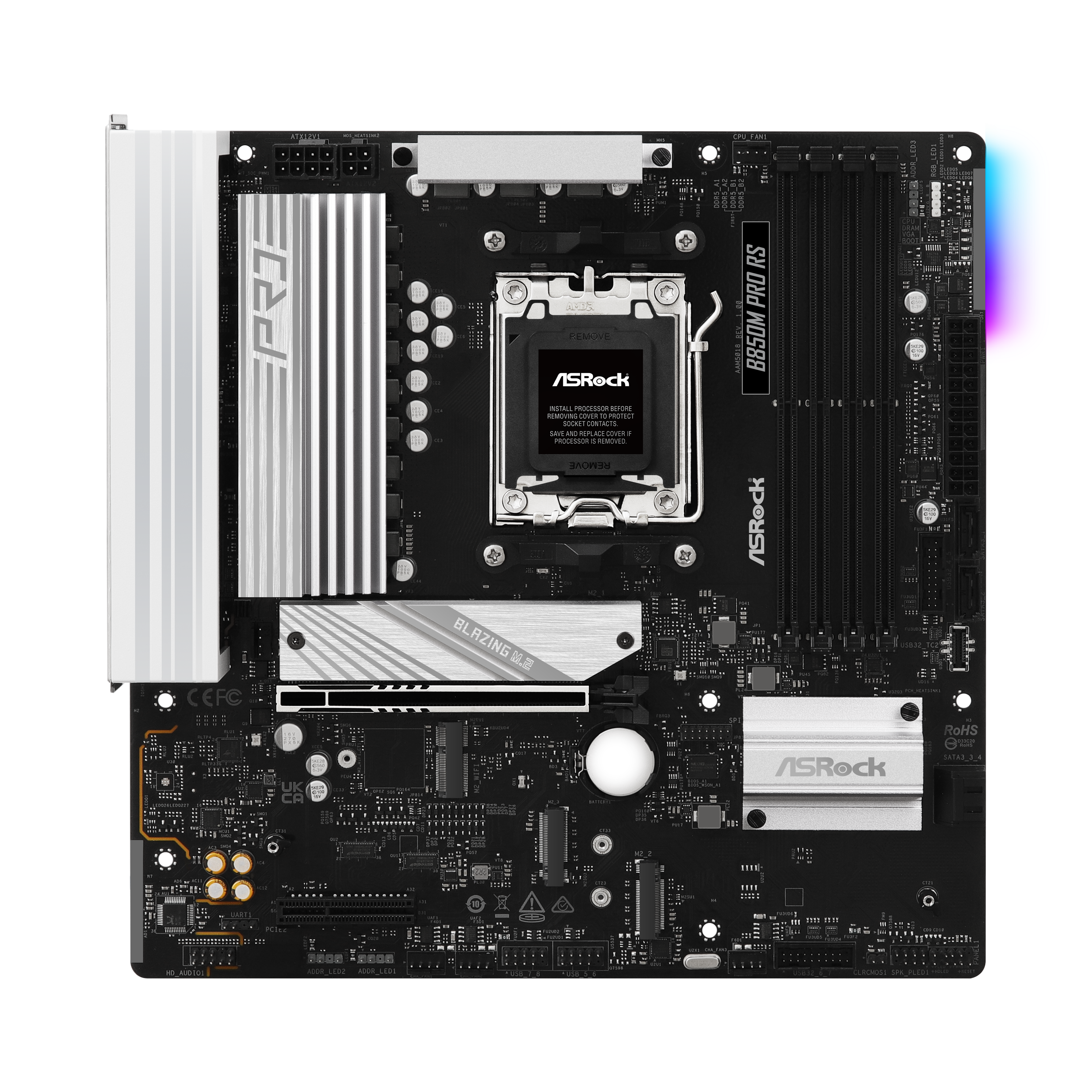 ASRock - Asrock B850M Pro RS (Socket AM5) DDR5 mATX Motherboard