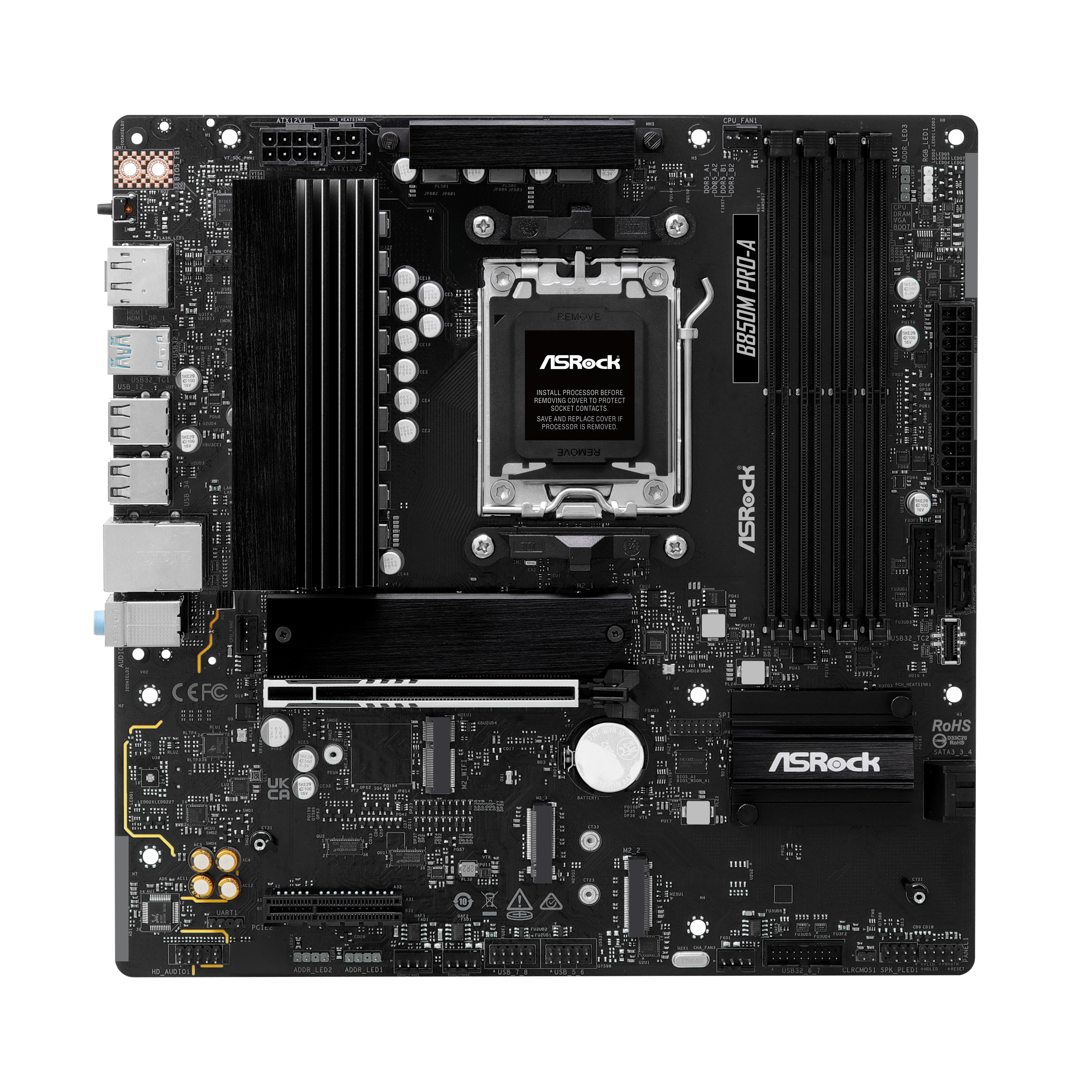 ASRock - Asrock B850M Pro-A (Socket AM5) DDR5 mATX Motherboard