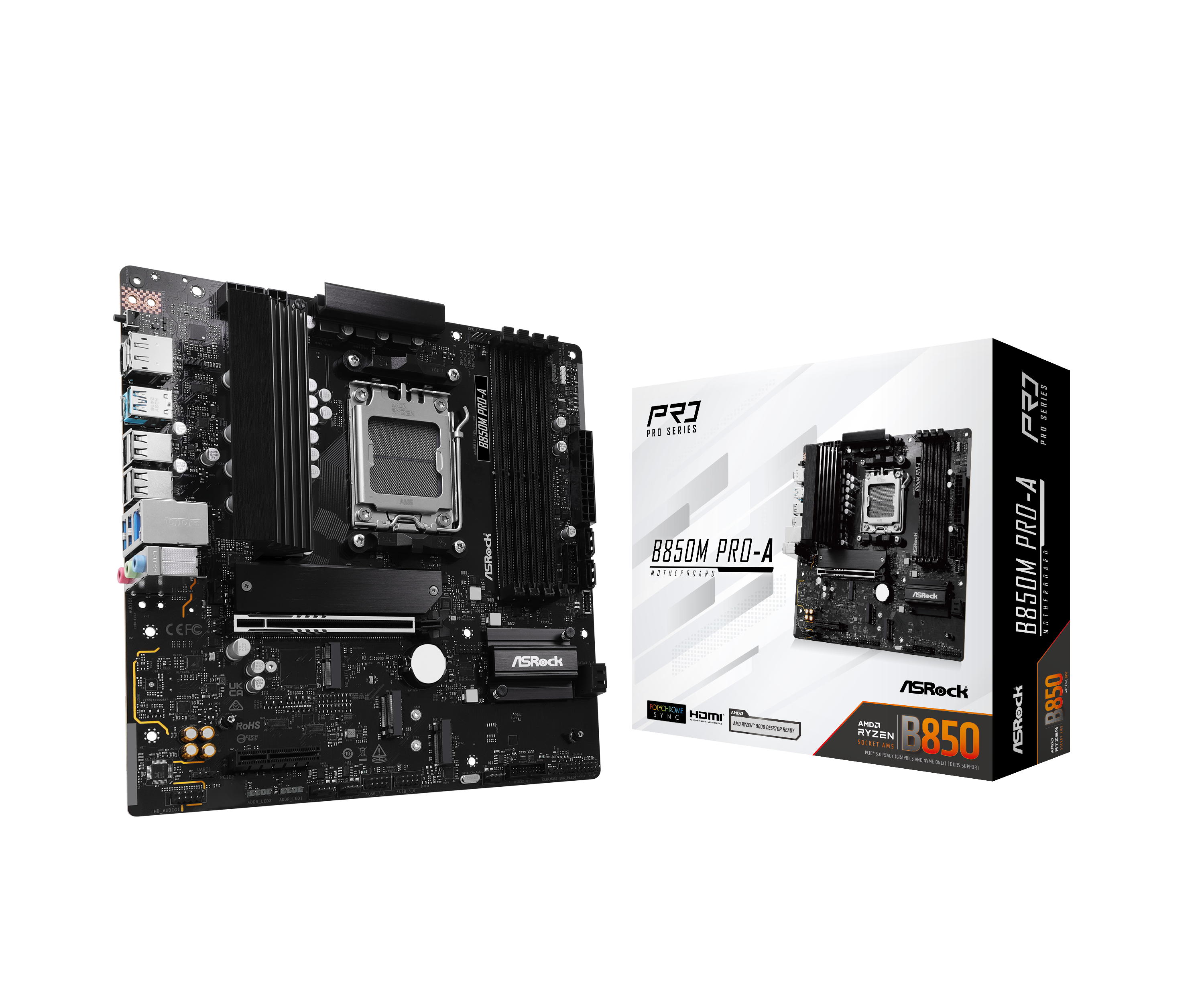 Asrock B850M Pro-A (Socket AM5) DDR5 mATX Motherboard