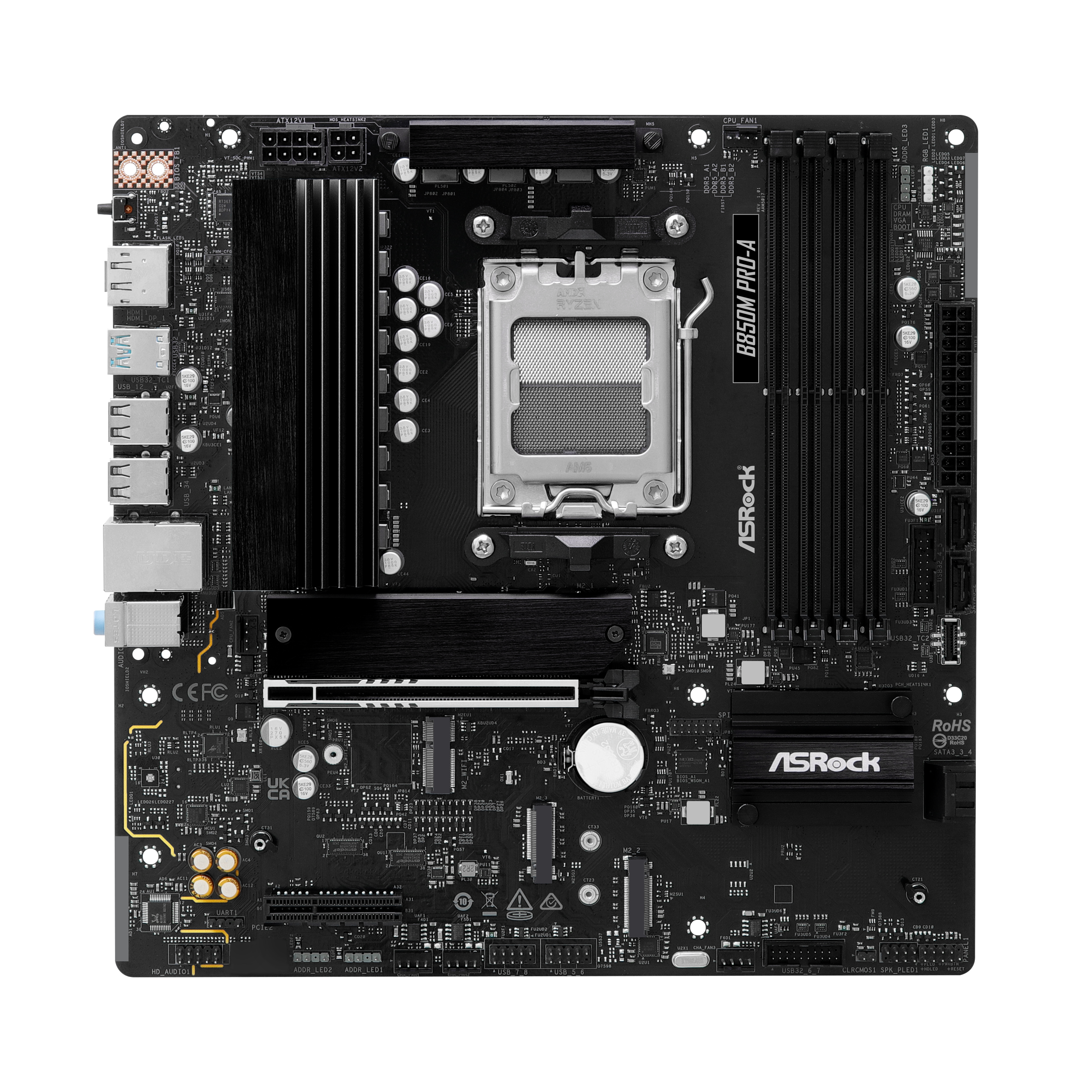 ASRock - Asrock B850M Pro-A (Socket AM5) DDR5 mATX Motherboard