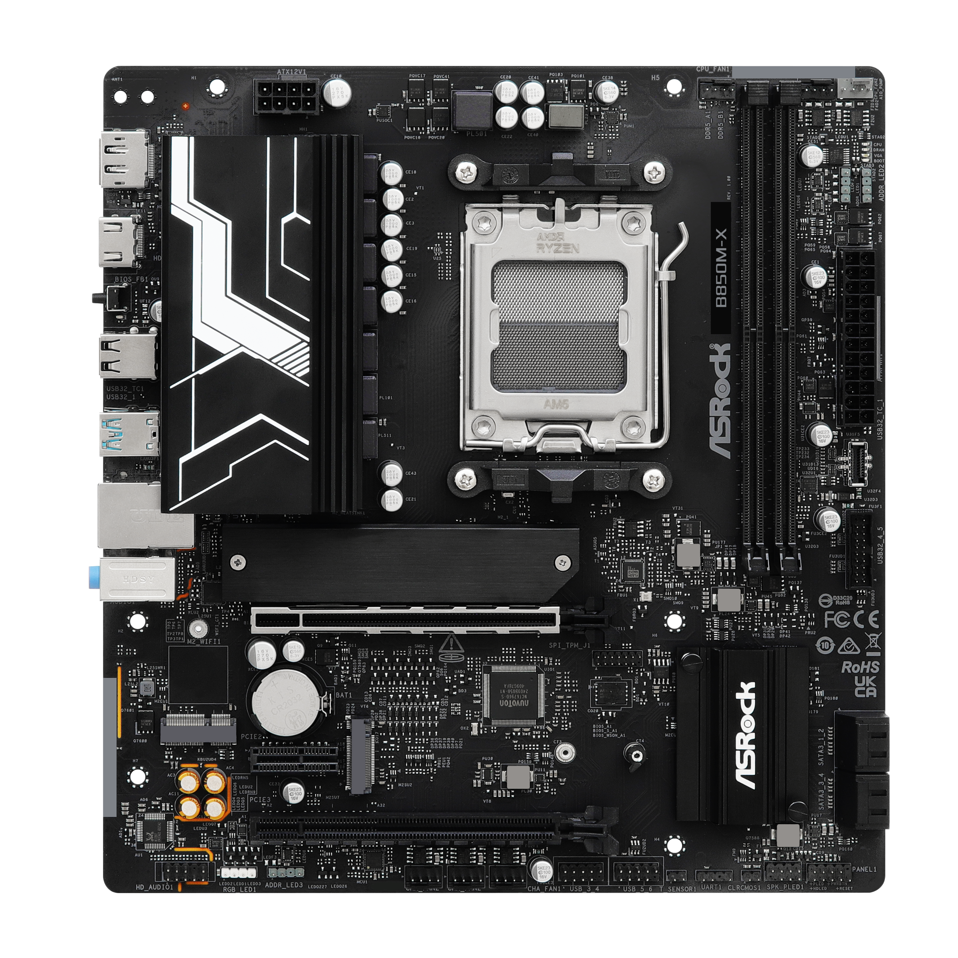 ASRock - Asrock B850M-X (Socket AM5) DDR5 mATX Motherboard