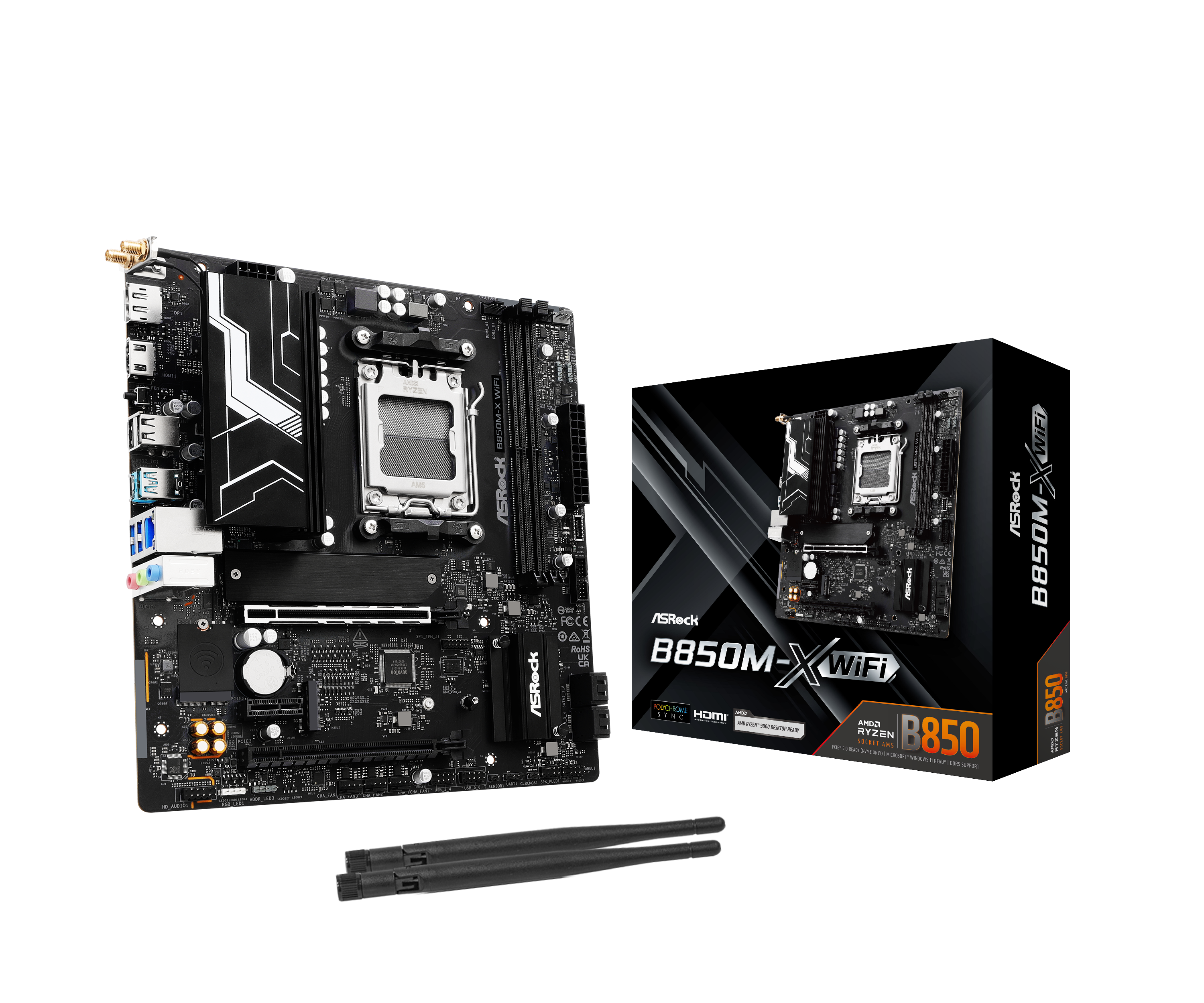 Asrock B850M-X WiFi(Socket AM5) DDR5 mATX Motherboard