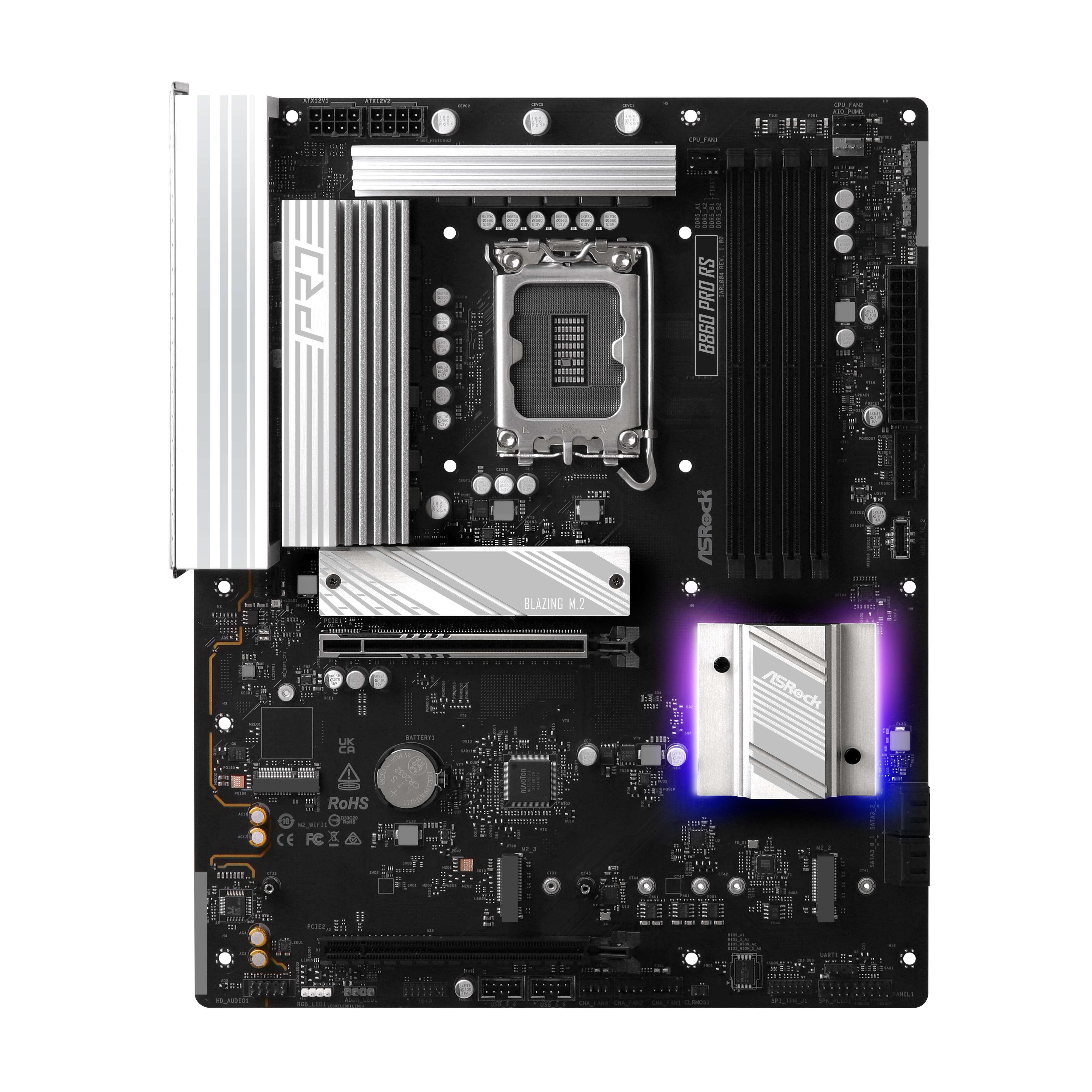 ASRock - Asrock B860 Pro RS (LGA 1851) DDR5 ATX Motherboard