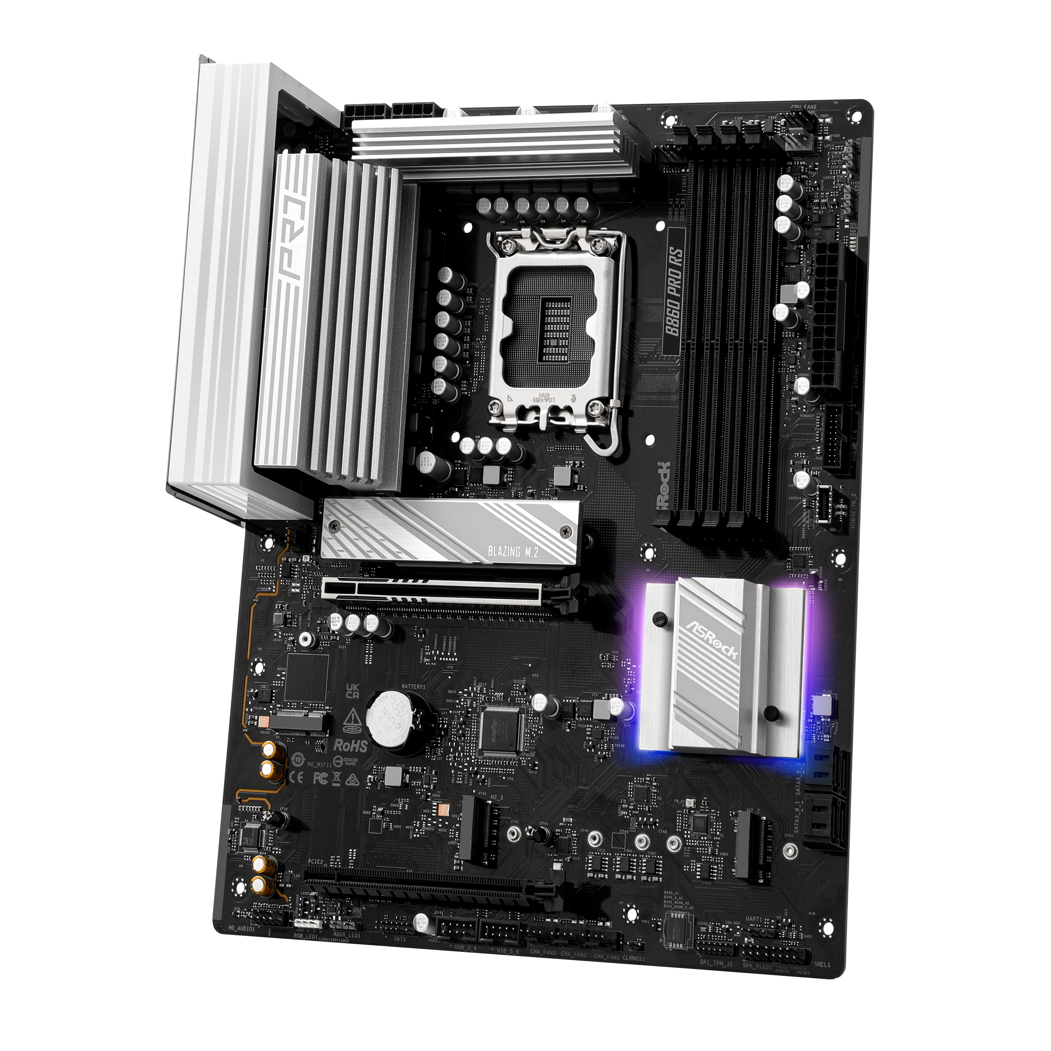 ASRock - Asrock B860 Pro RS (LGA 1851) DDR5 ATX Motherboard