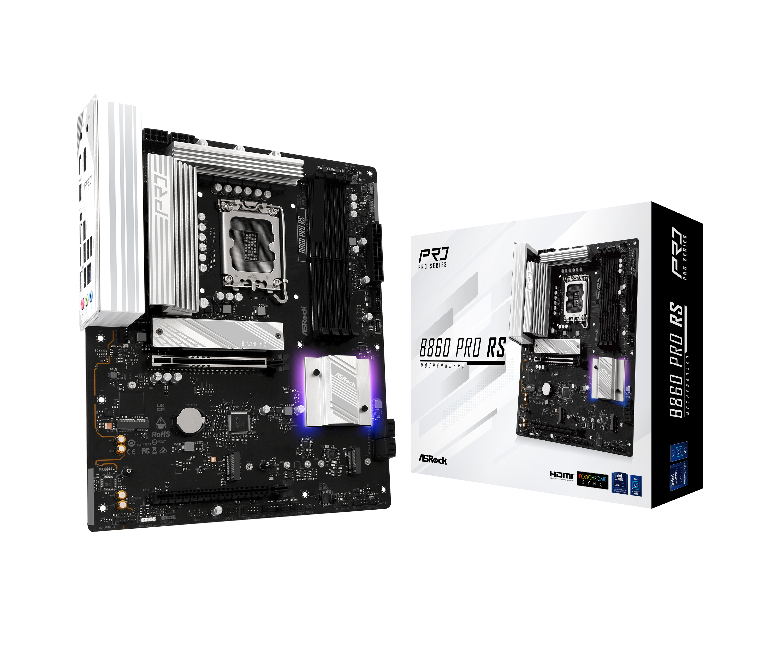 Asrock B860 Pro RS (LGA 1851) DDR5 ATX Motherboard